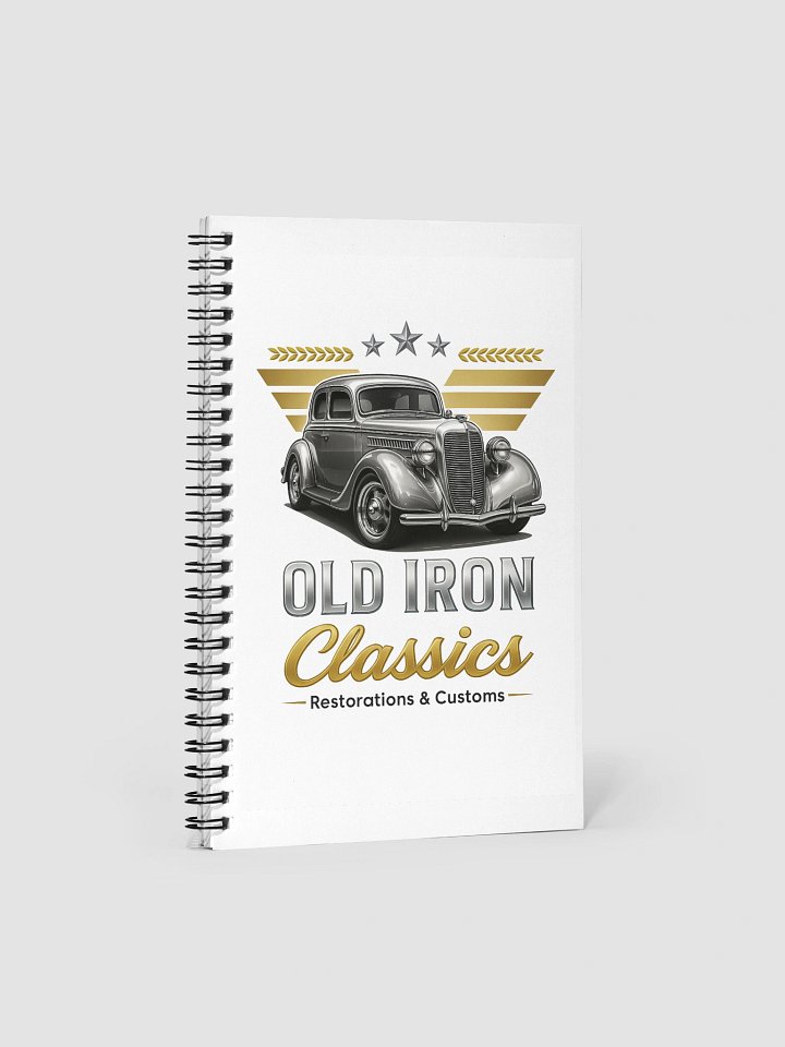 Old Iron Classics LLC Spiral Notebook product image (1)