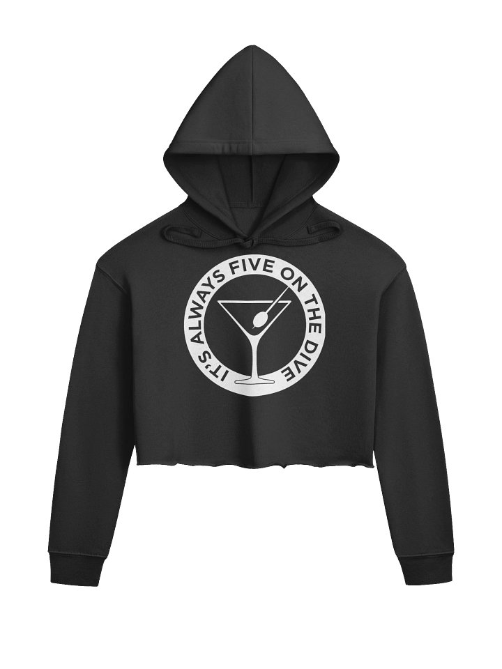 Dive Martini Glass Crop Hoodie product image (2)