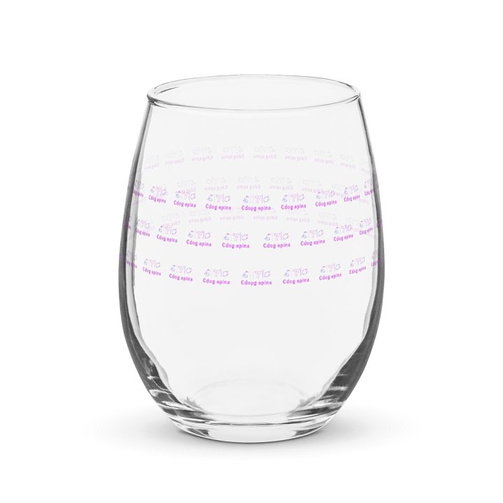 Cdog Spins Glass Tumbler product image (2)