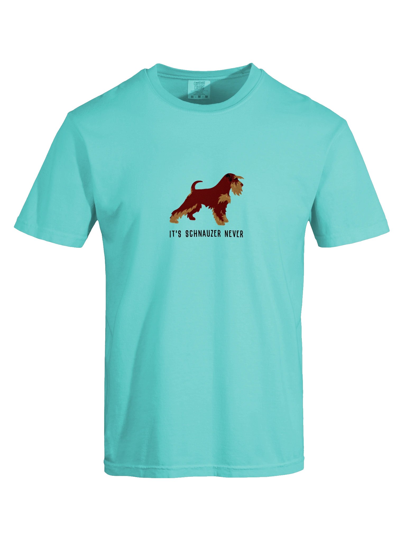 It's Schnauzer Never T-Shirt(Embroidered) of a Miniature Schnauzer(Liver & Tan) product image (37)