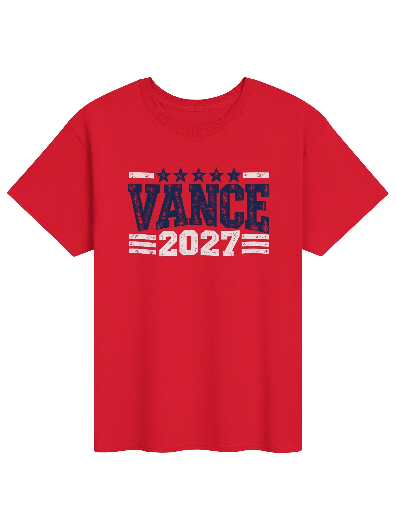 VANCE 2027 — Red T-Shirt product image (1)