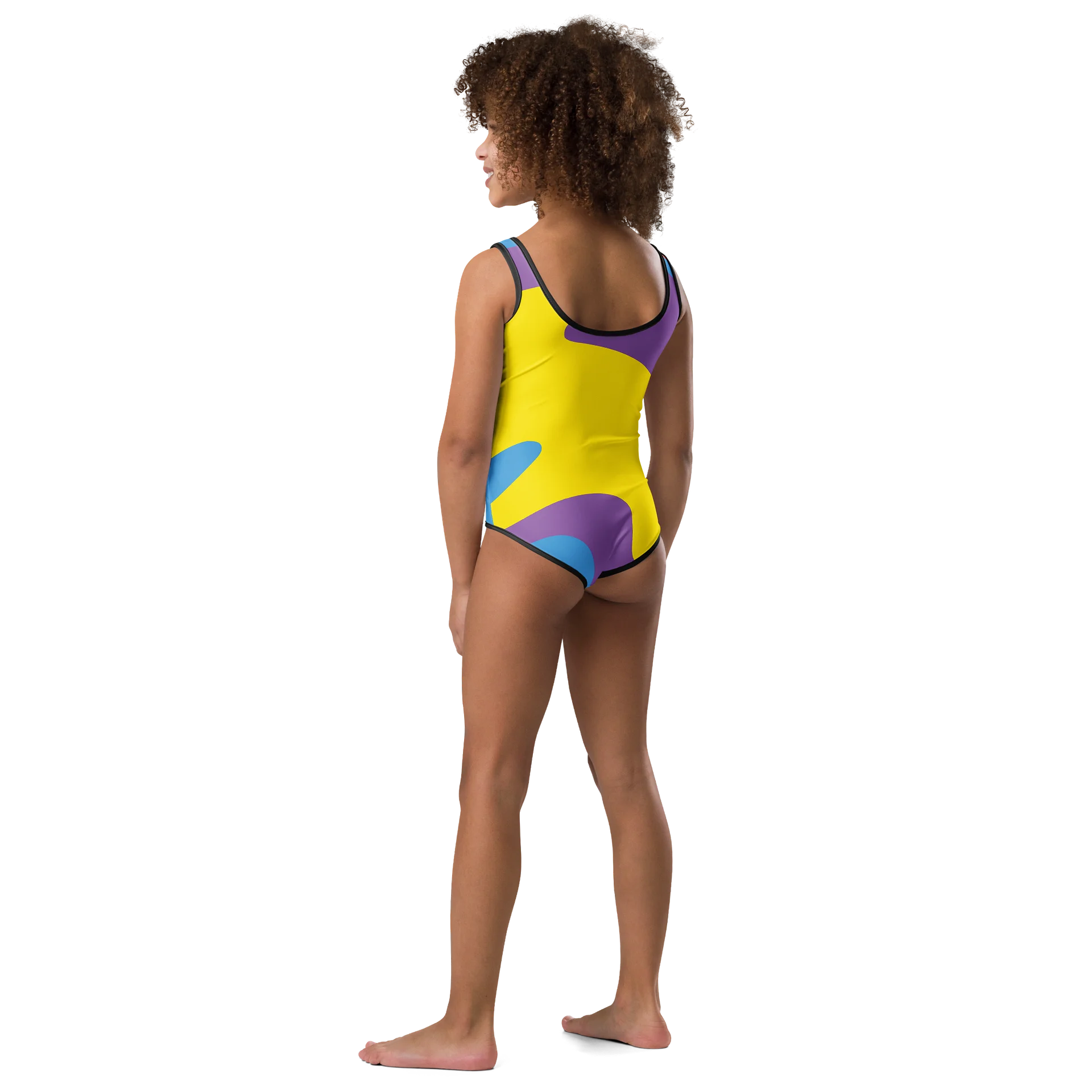 Vibrant Swirl Kids Swimsuit product image (3)
