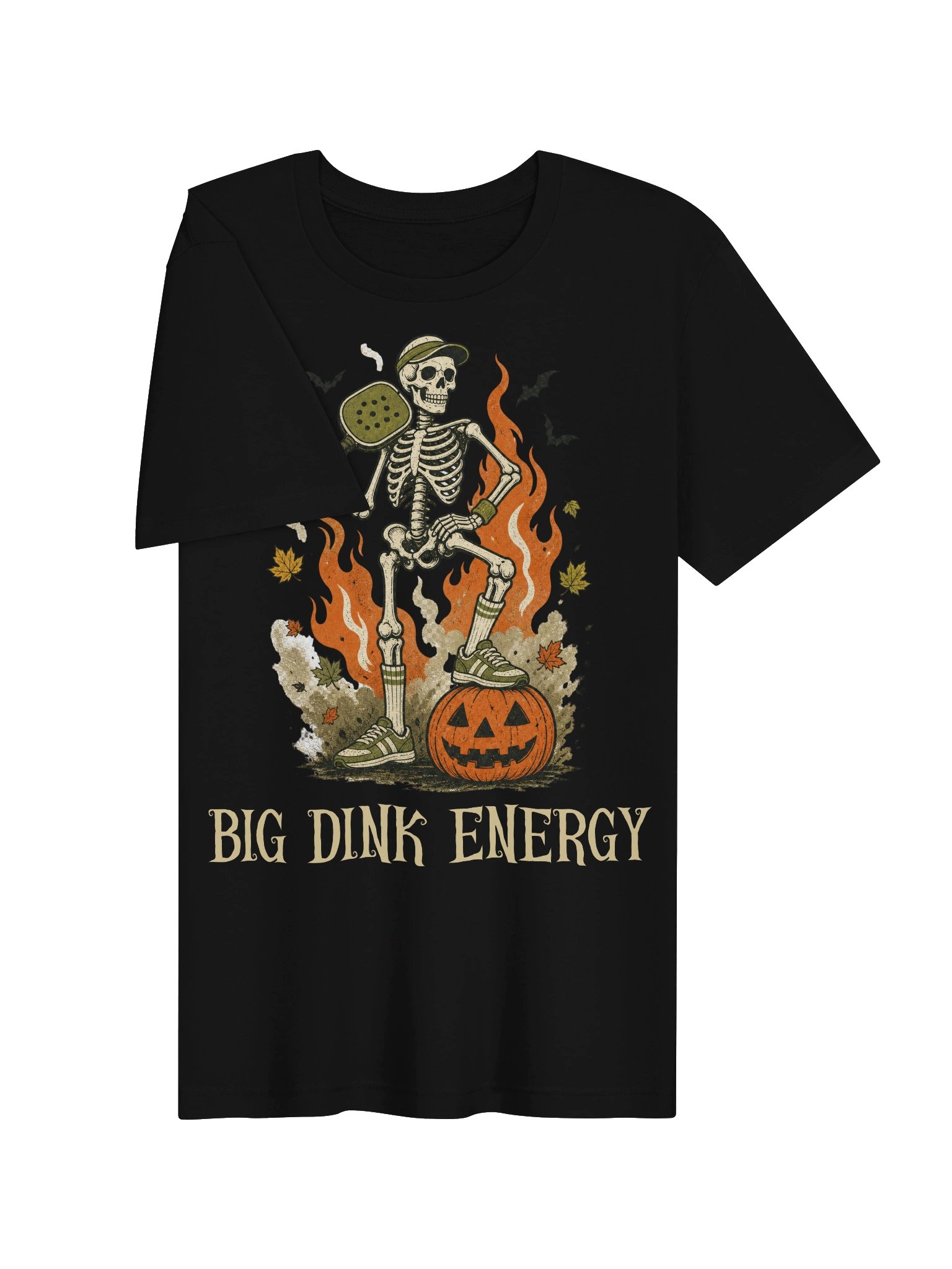 Big Dink Energy Halloween Pickleball Shirt | Skeleton Graphic Tee product image (3)
