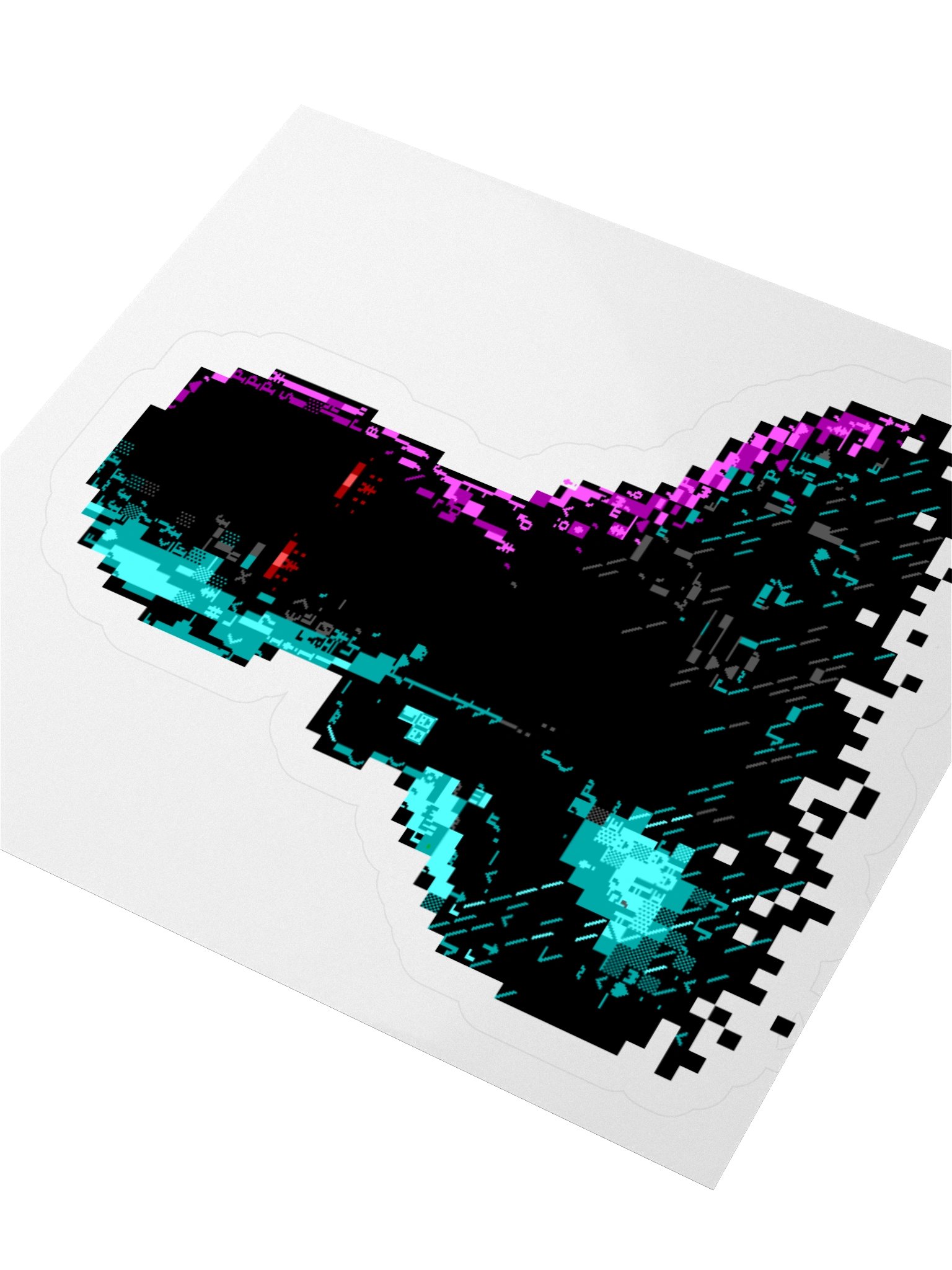 Ghost in the Wires ASCII Art Sticker product image (9)