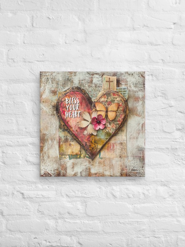 Bless Your Heart: Canvas Print product image (2)