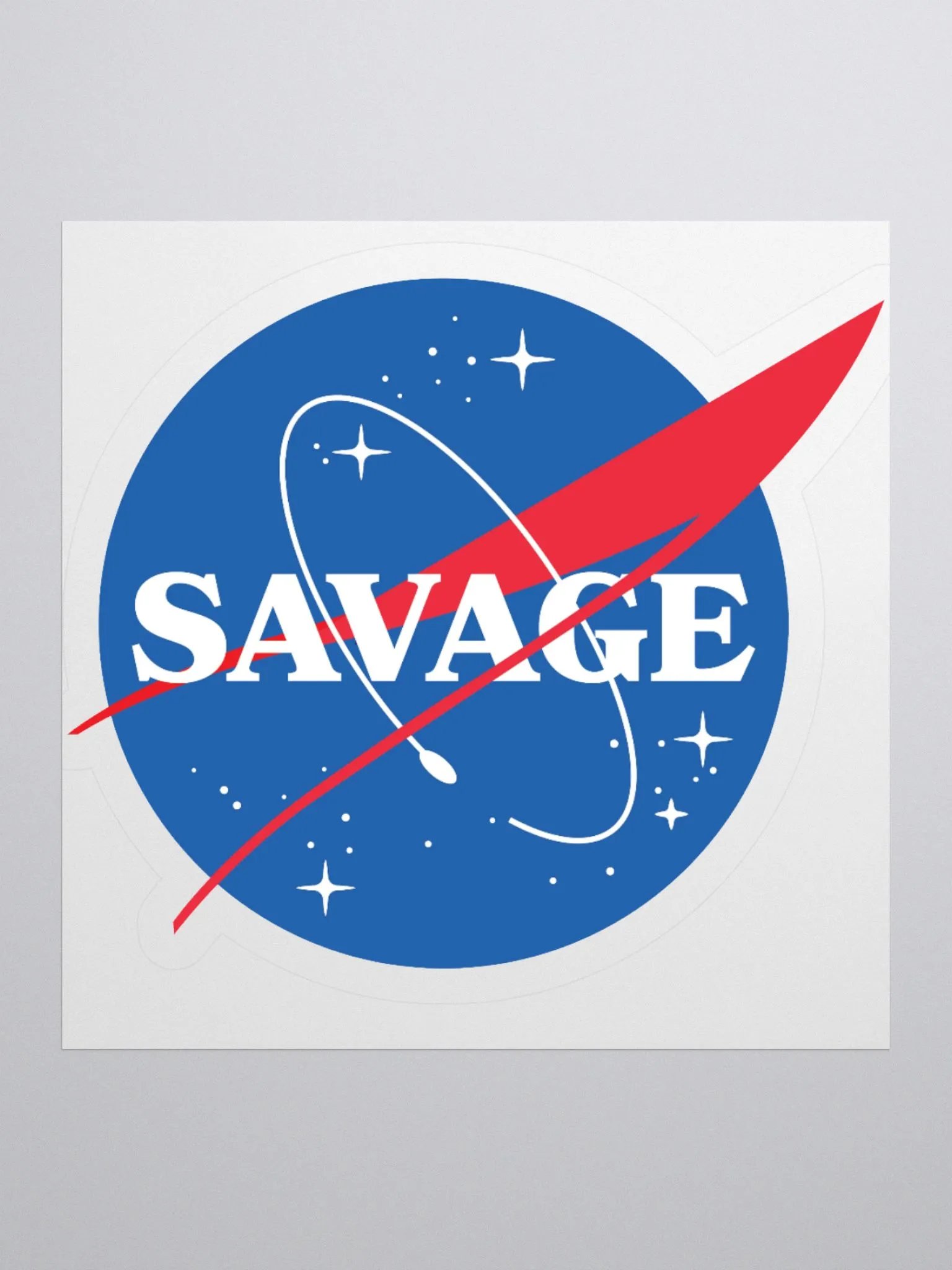 Savage Meatball (Die-Cut Sticker) product image (2)