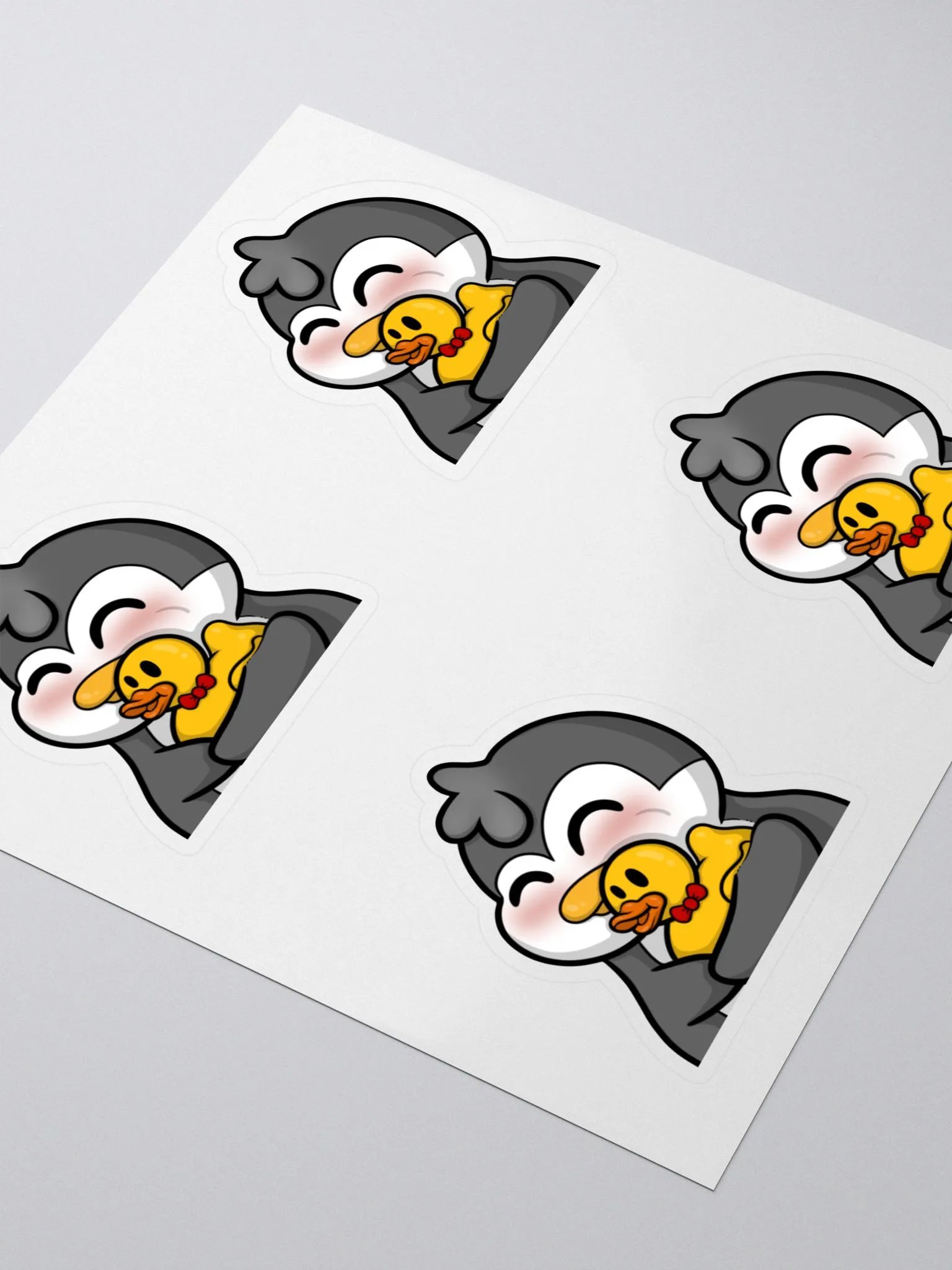"Duckie Cuddle" Lil' Guy - Sticker Sheet product image (3)
