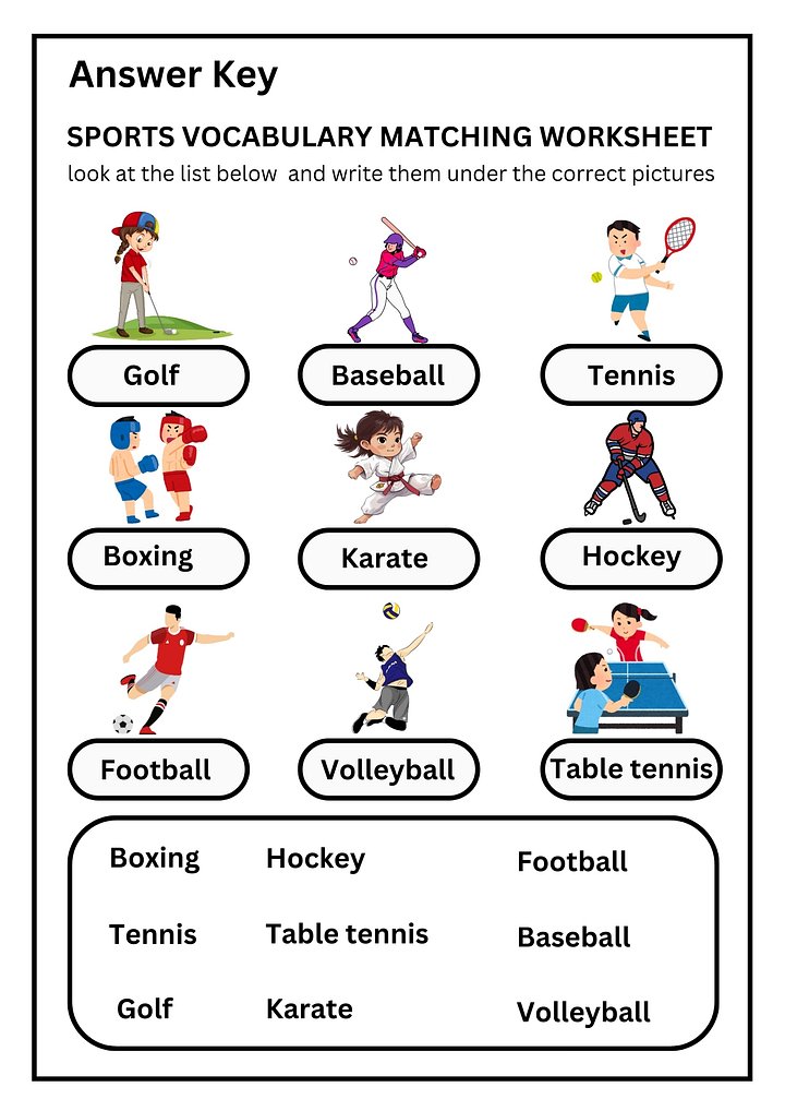 Sports Trivia Worksheet | Fun Activity for All Ages product image (2)