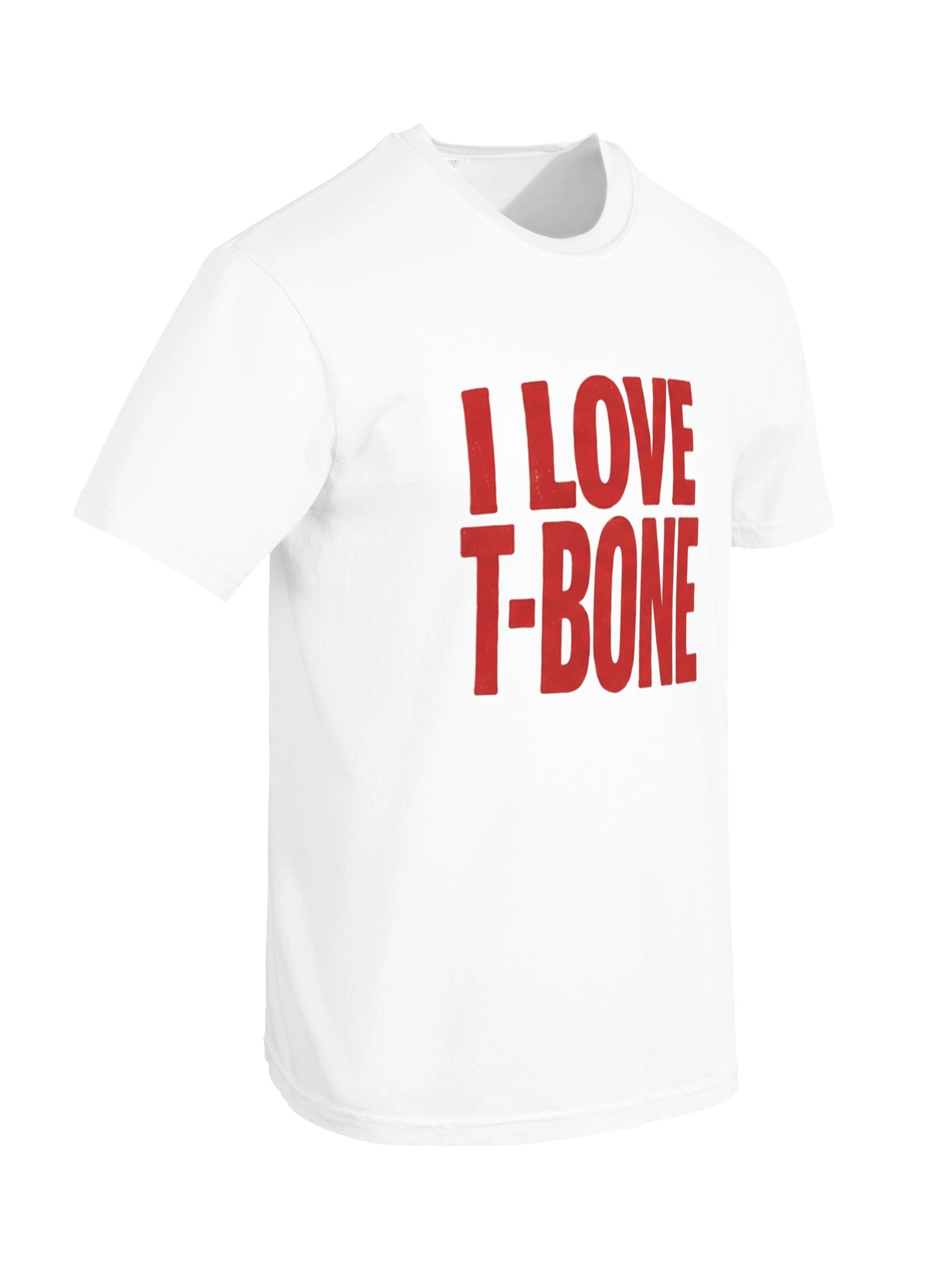 I Love T-Bone White T-Shirt product image (10)