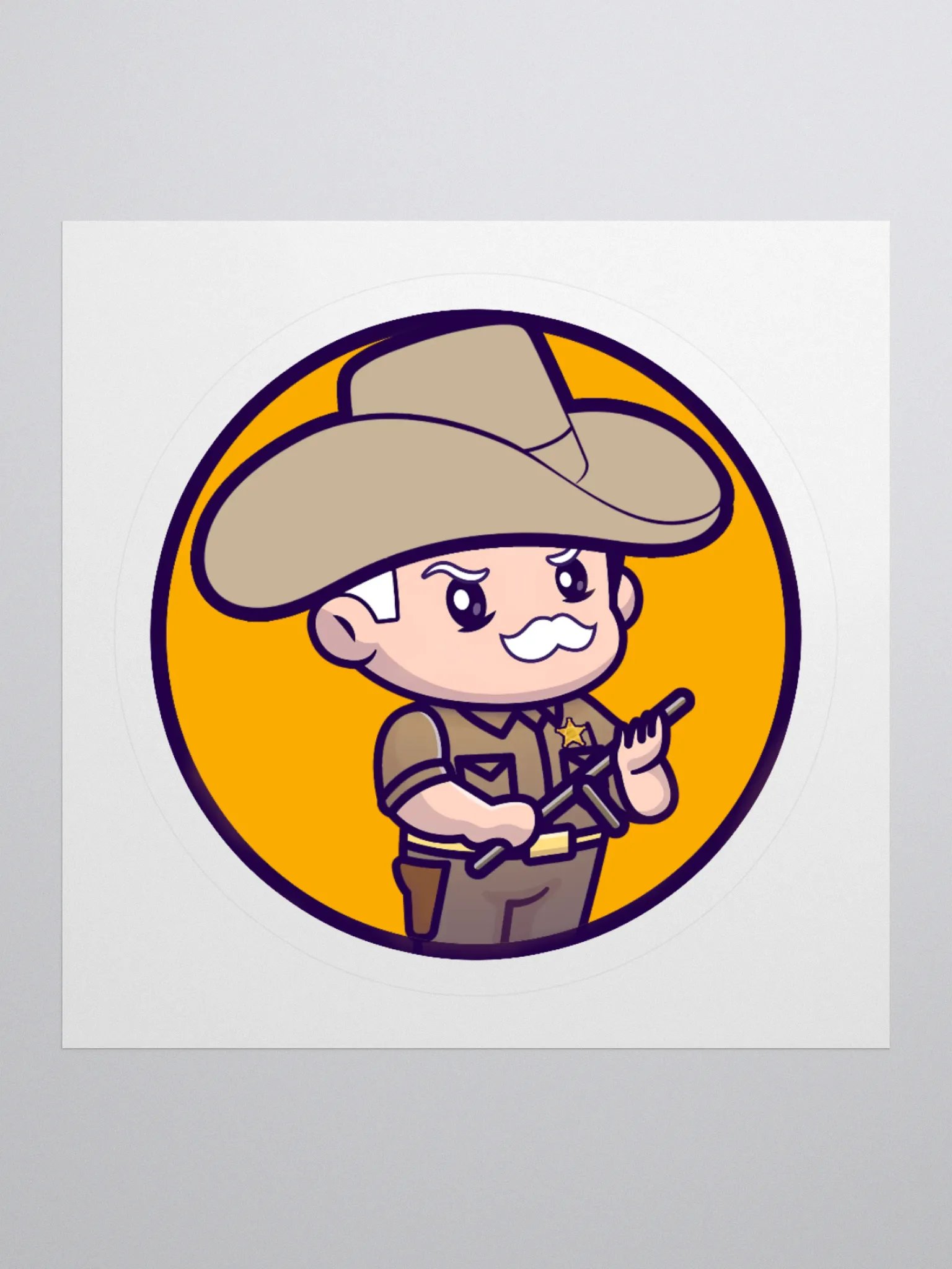 Vintage Deputy Sticker product image (2)