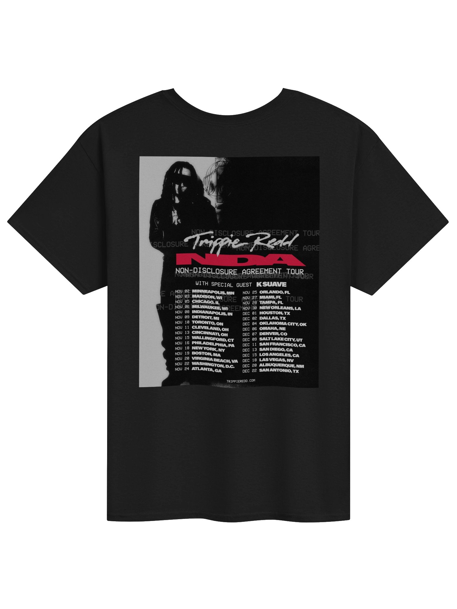 Trippie Redd The Non-Disclosure Agreement Tour T-Shirt product image (2)