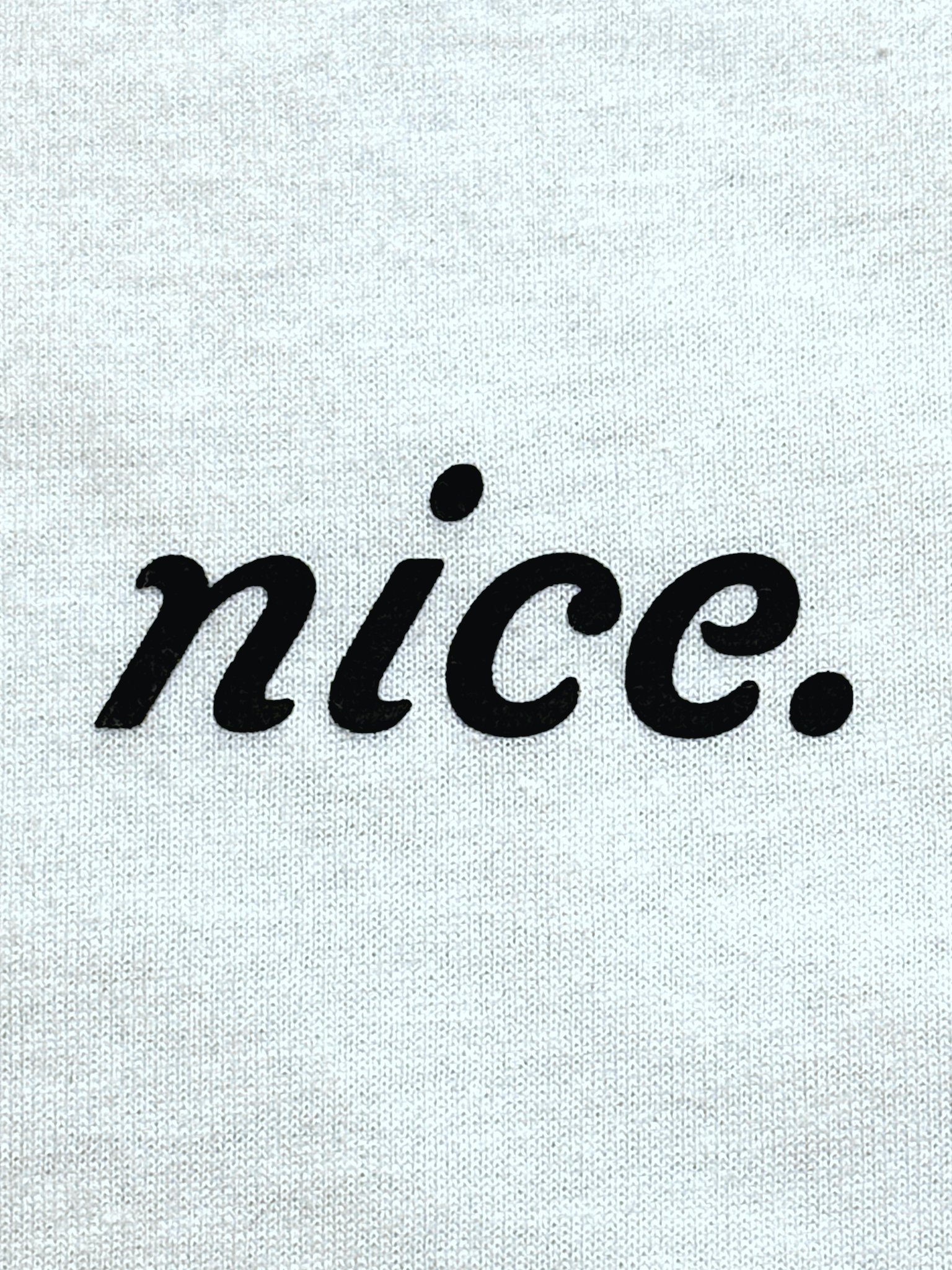 Nice. Classic White Tee product image (2)