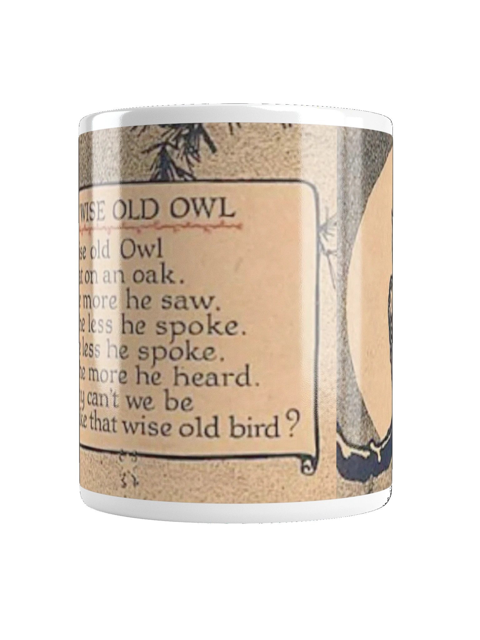 Wise Old Owl Poem Mug product image (2)