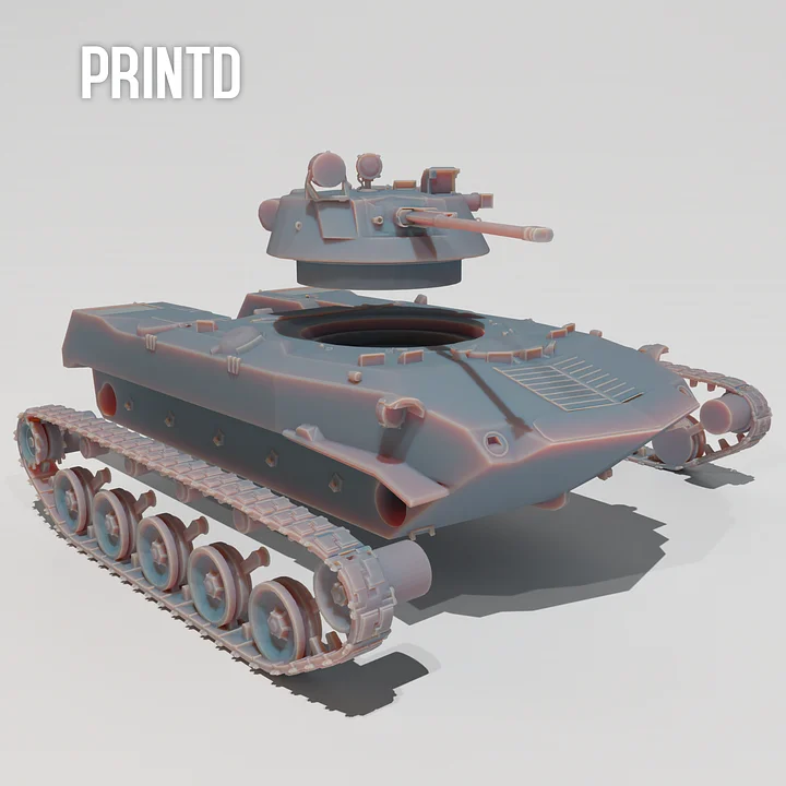 BMD-2 Light Infantry Vehicle - Modern Warfare Wargame Hobby Resin Scale Models product image (2)