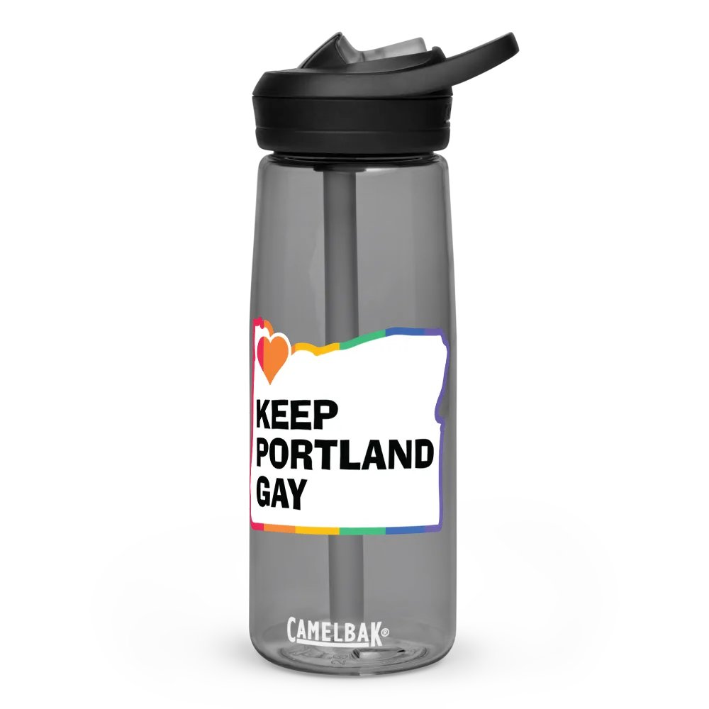 Keep Portland Gay Pride Water Bottle product image (1)