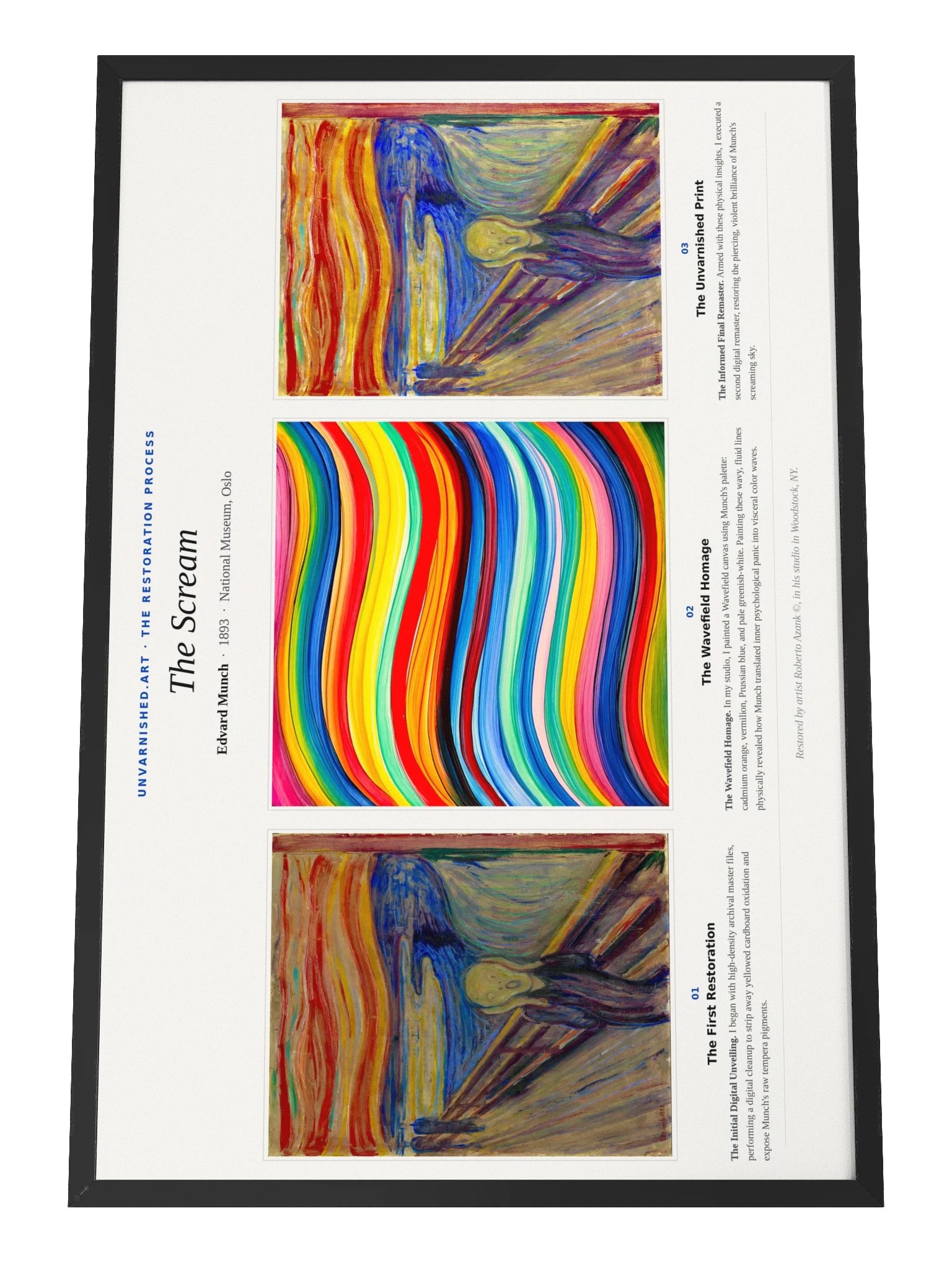 The Scream — Framed Process Poster product image (1)