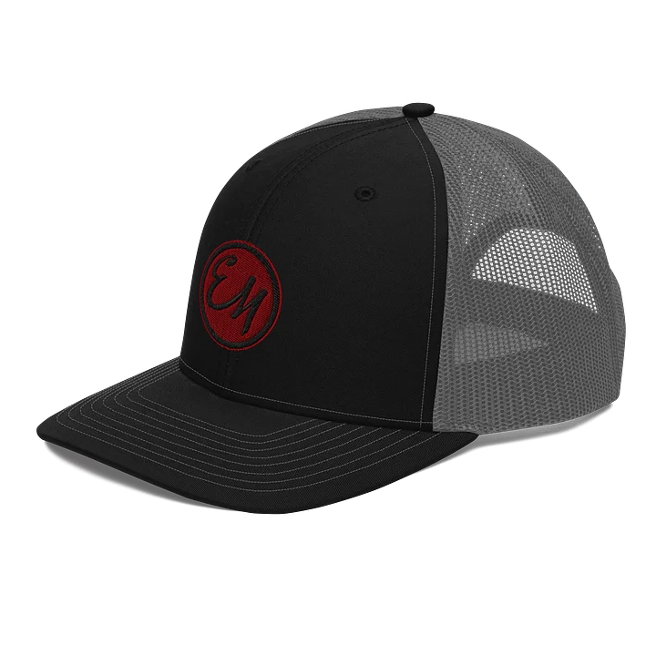 Red Monogram Trucker Hat product image (2)