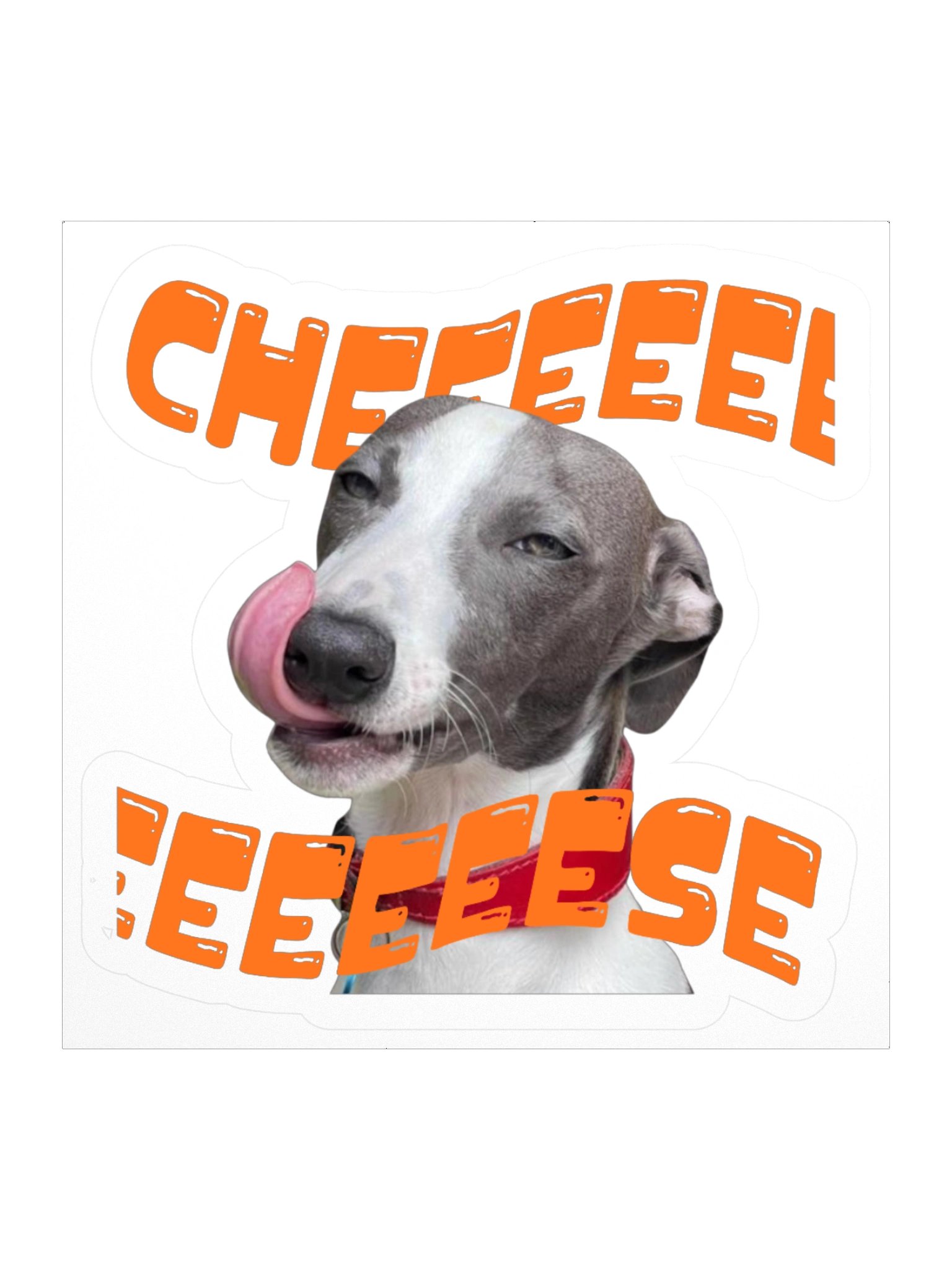 "Cheeeeeeese" Hervey sticker product image (1)