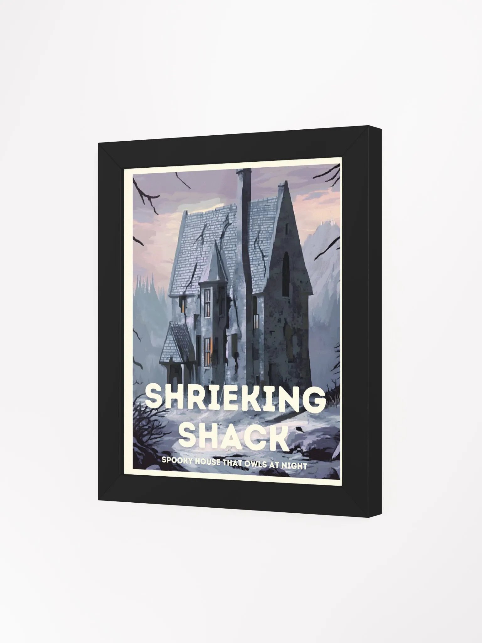 Magical Haunted House Vintage Travel Poster product image (3)
