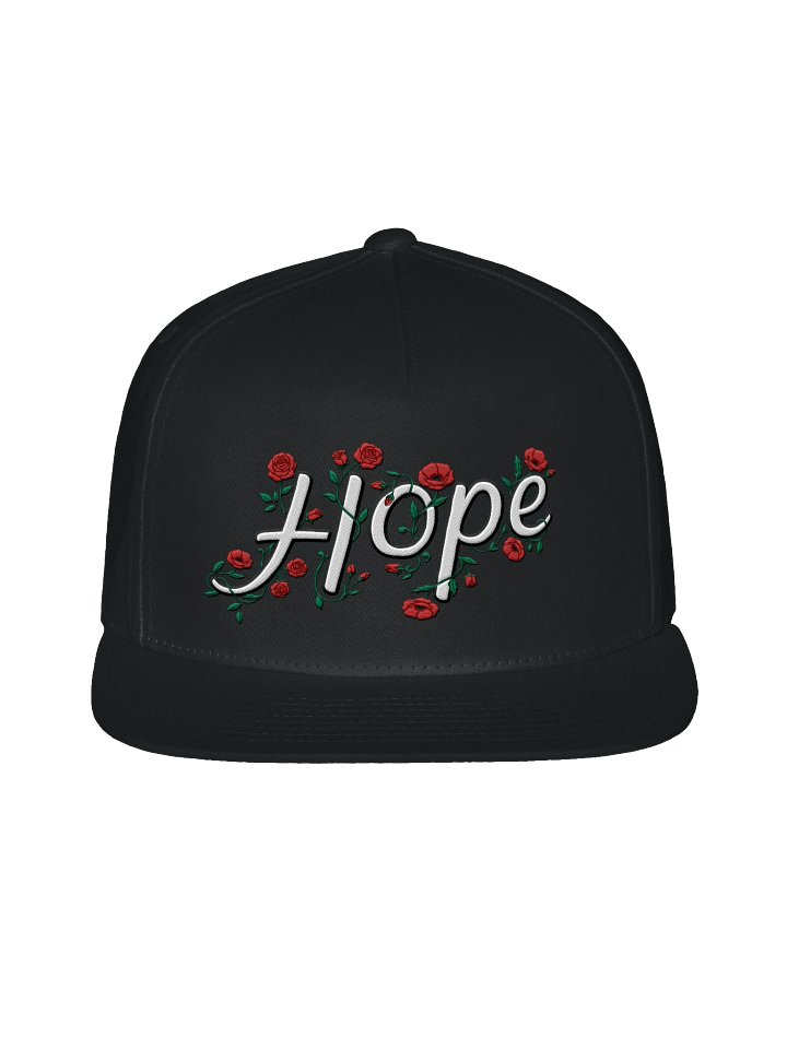 Hope Script Floral Snapback Cap product image (1)