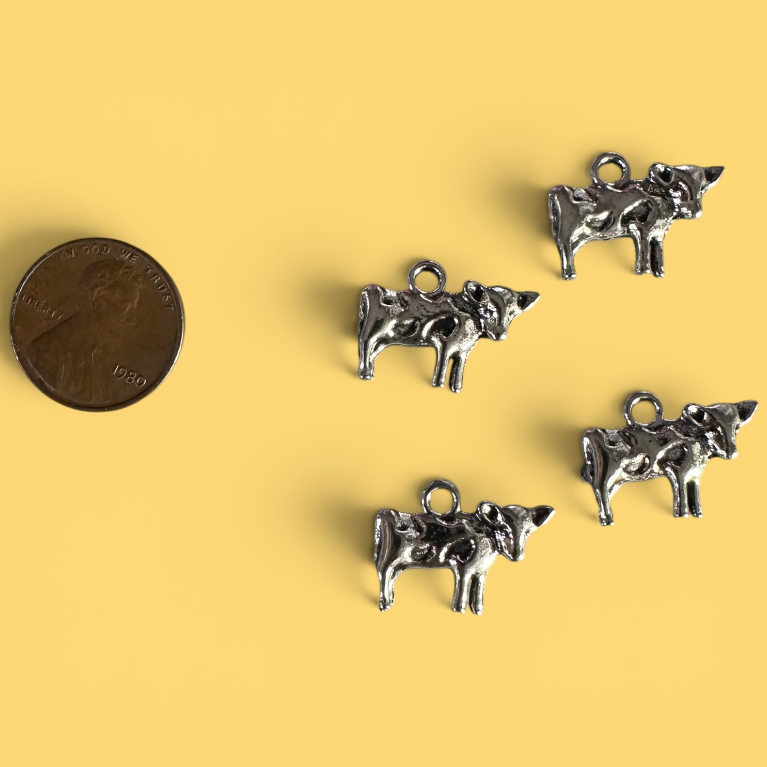Cows Silver Whinny Winners Braid and Bridle Charms for Horses | Little Shop of Ponies product image (2)