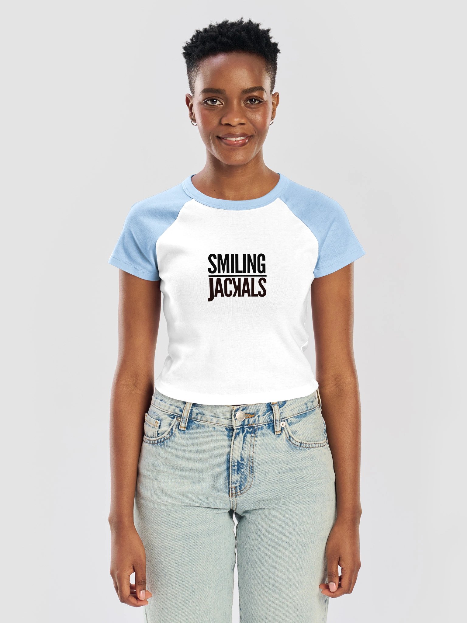 Smiling Jackals Women's-Tee - Black Logo product image (3)