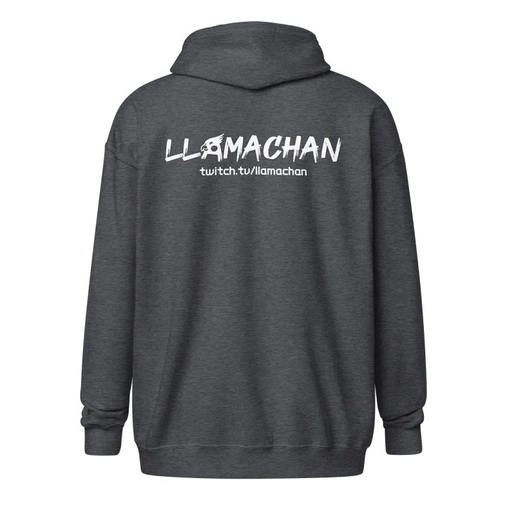 Zip hoodie pocket logo product image (2)