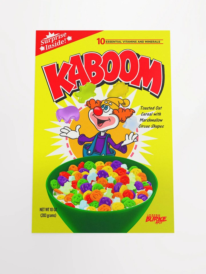 🥣 Saturday Morning Breakfast Kaboom! 12x18 Fine Art Print 🥣 product image (1)