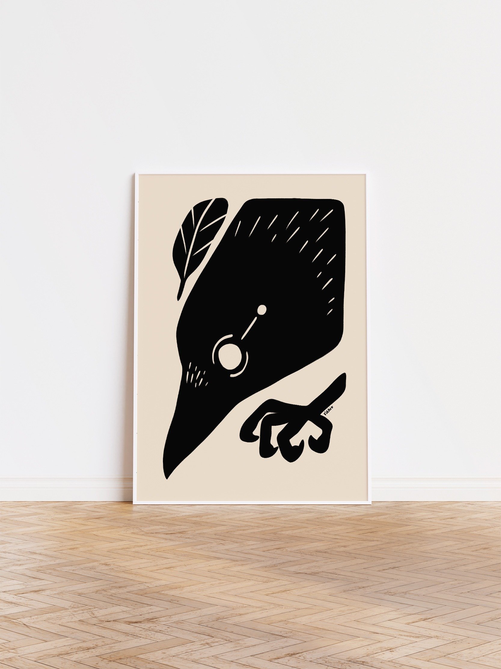 Odin's Raven Muninn Art Print product image (1)