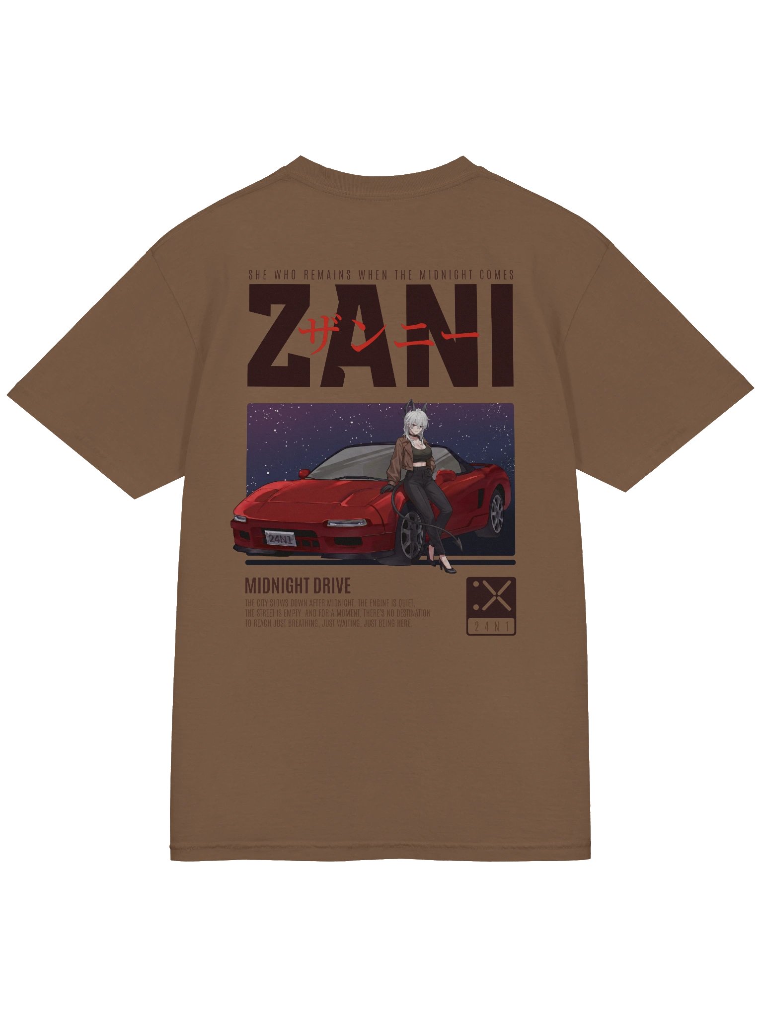 Zani JDM T-Shirt (Light Colors) | WuWa Anime Streetwear product image (4)