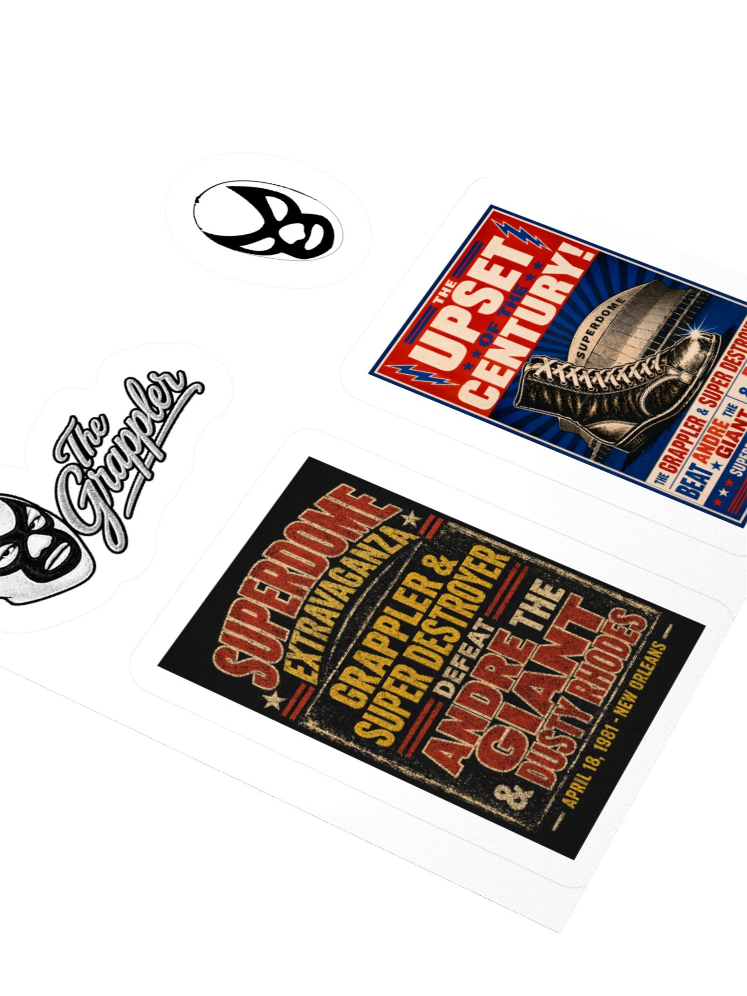 The Grappler Kiss Cut Sticker Sheet product image (7)