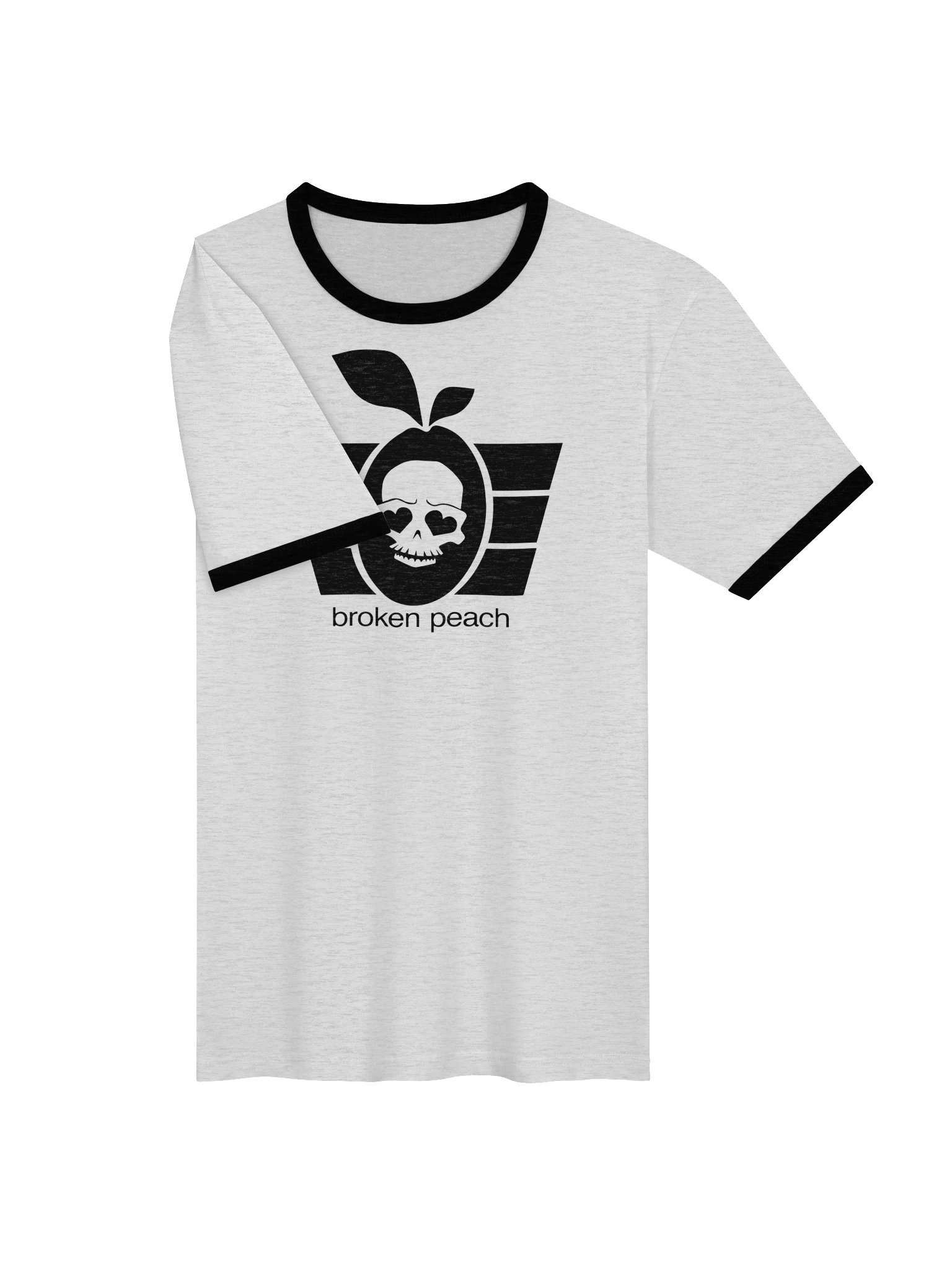 Broken Peach - Unisex Ringer T-Shirt Classic Halloween product image (8)