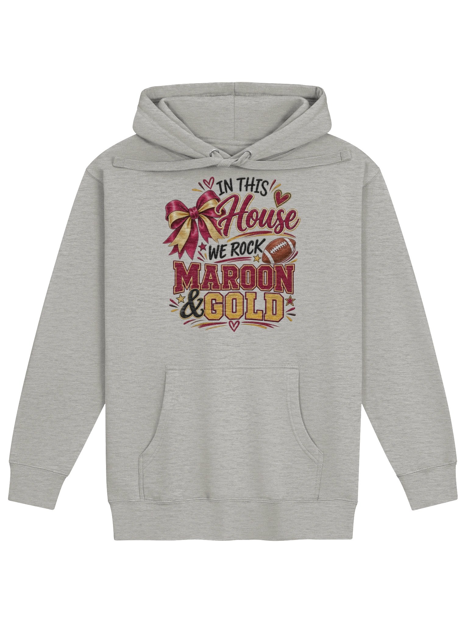Rock Maroon & Gold Hoodie product image (9)