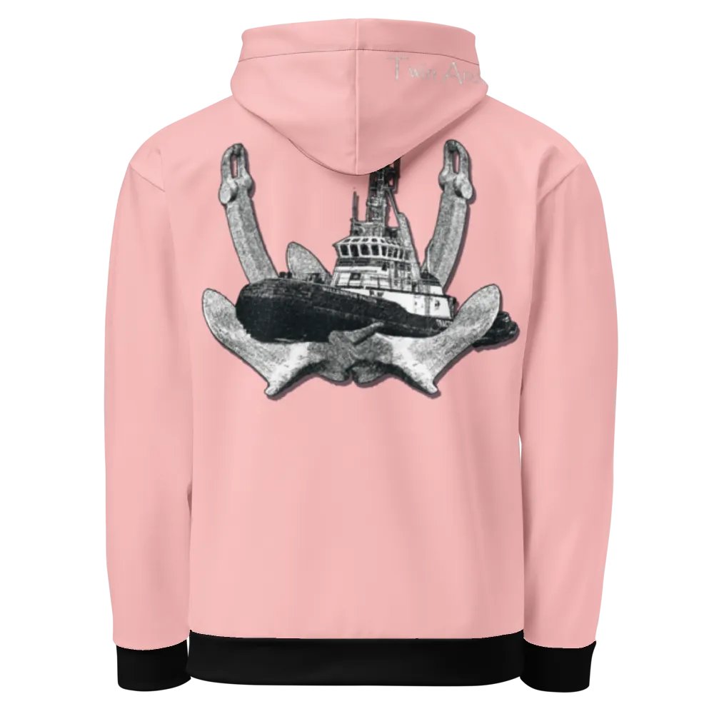 2 Anchor & Marco Tug (Pink) – Performance Marine Wear | Twin Anchor Apparel North Current Line product image (3)