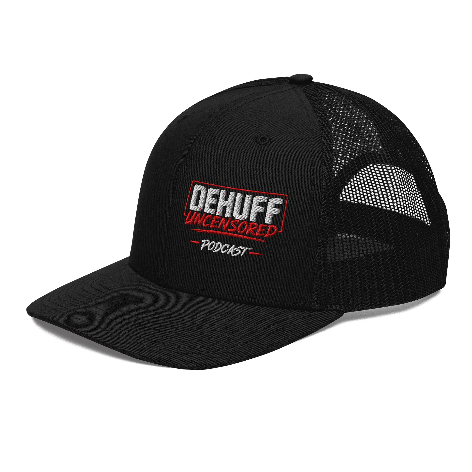 DeHuff Uncensored side logo hat product image (2)
