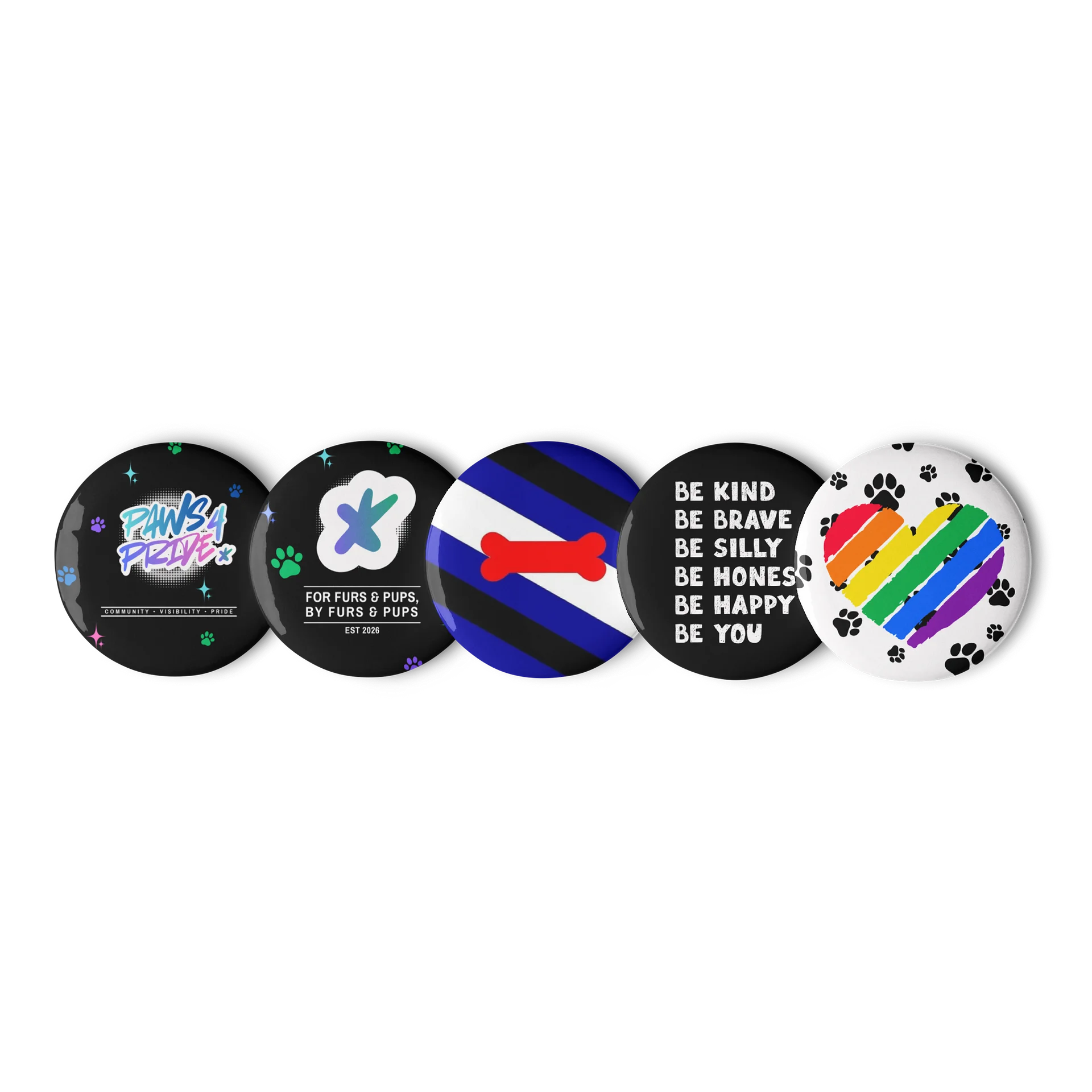 Paws4Pride Pins product image (1)