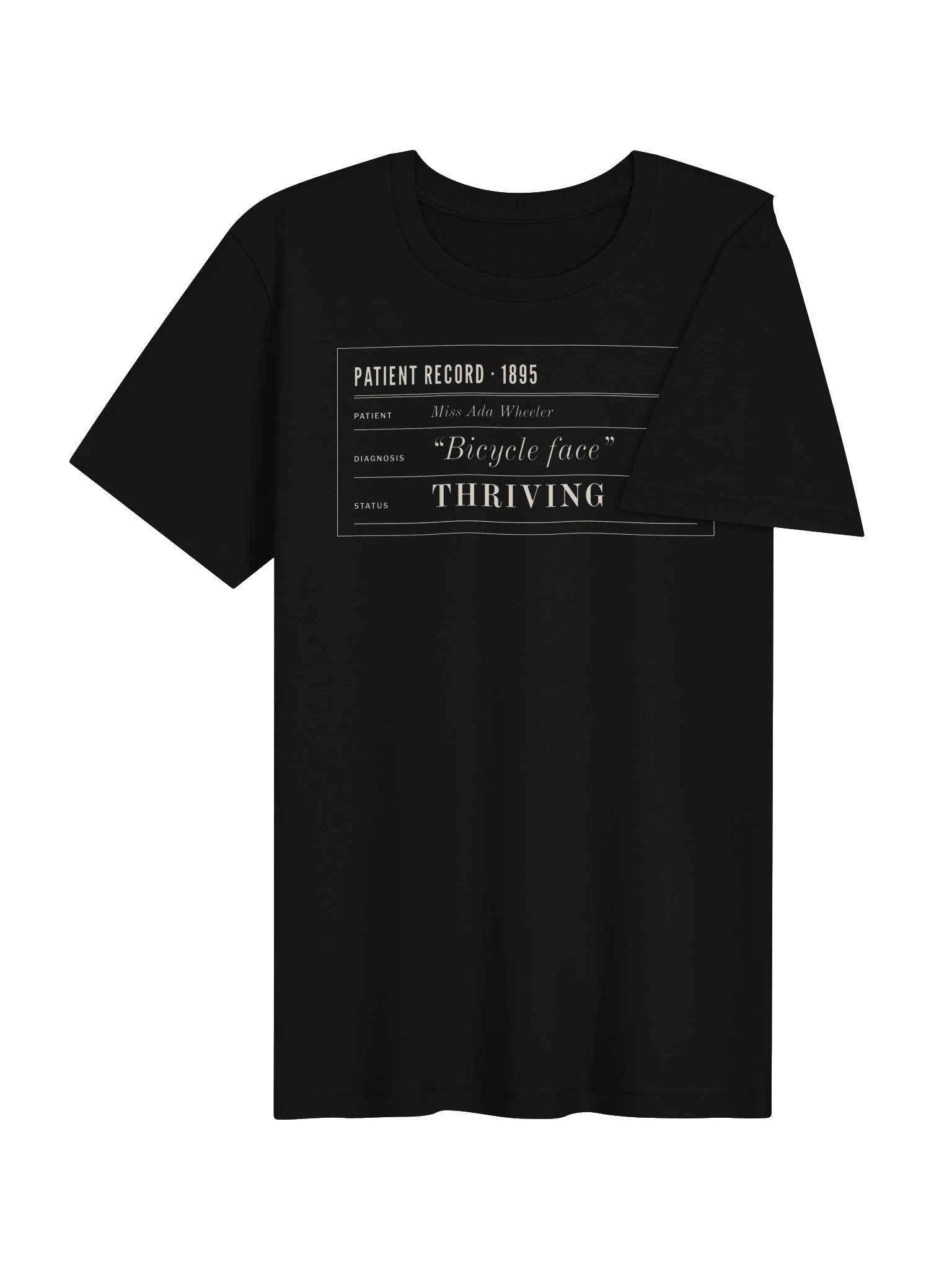 Patient Record Tee (Black) product image (4)
