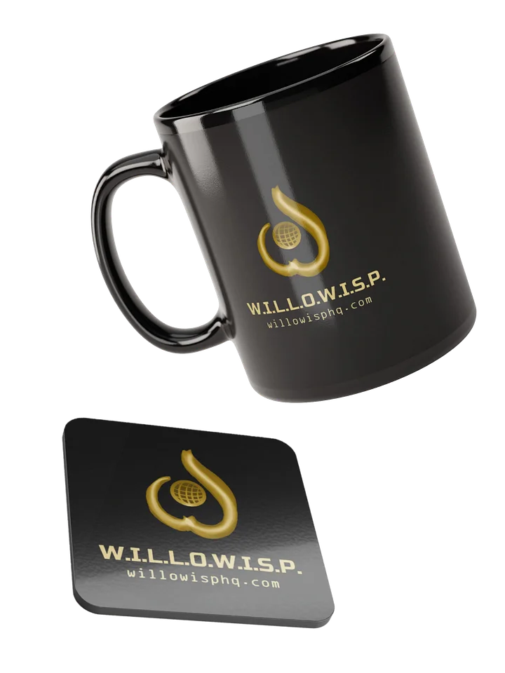 Base Op Mug and Coaster (black) product image (1)