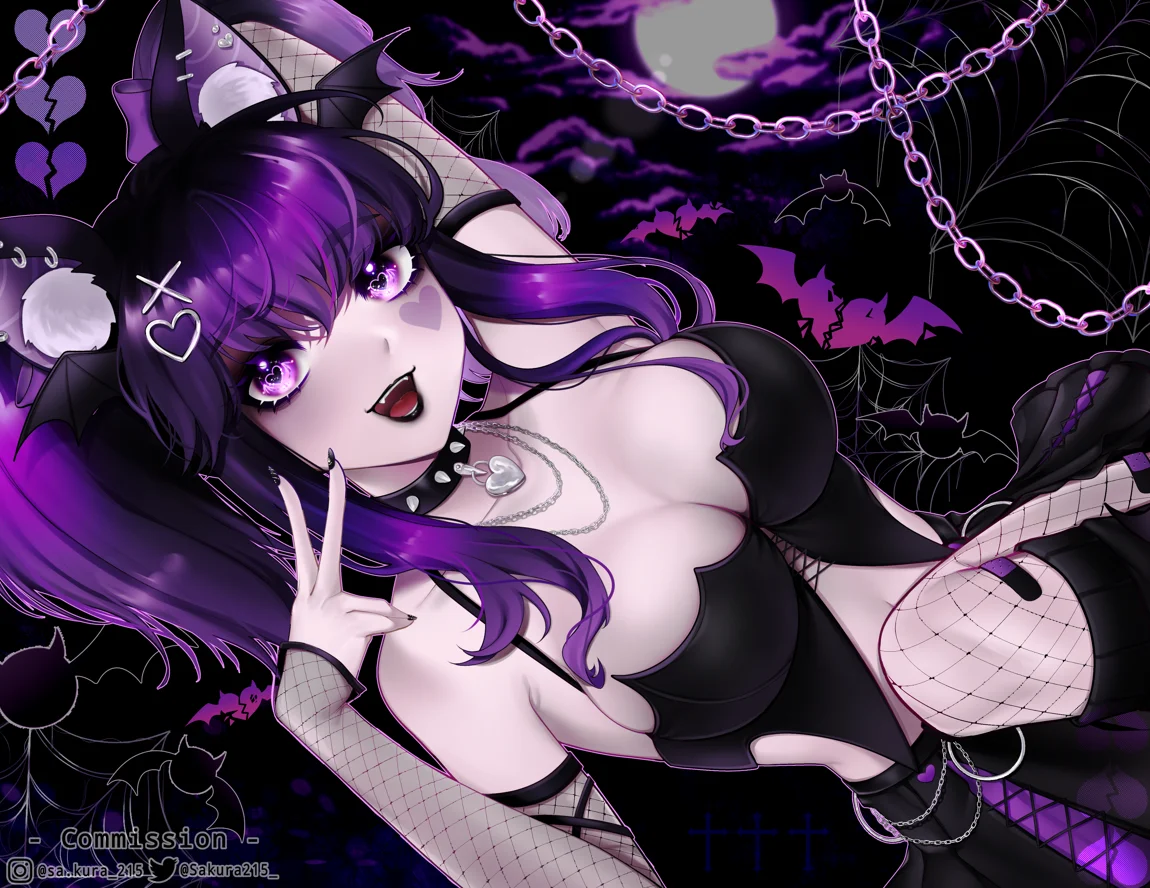 ShyHexed Gothic Wings Desktop Art product image (1)