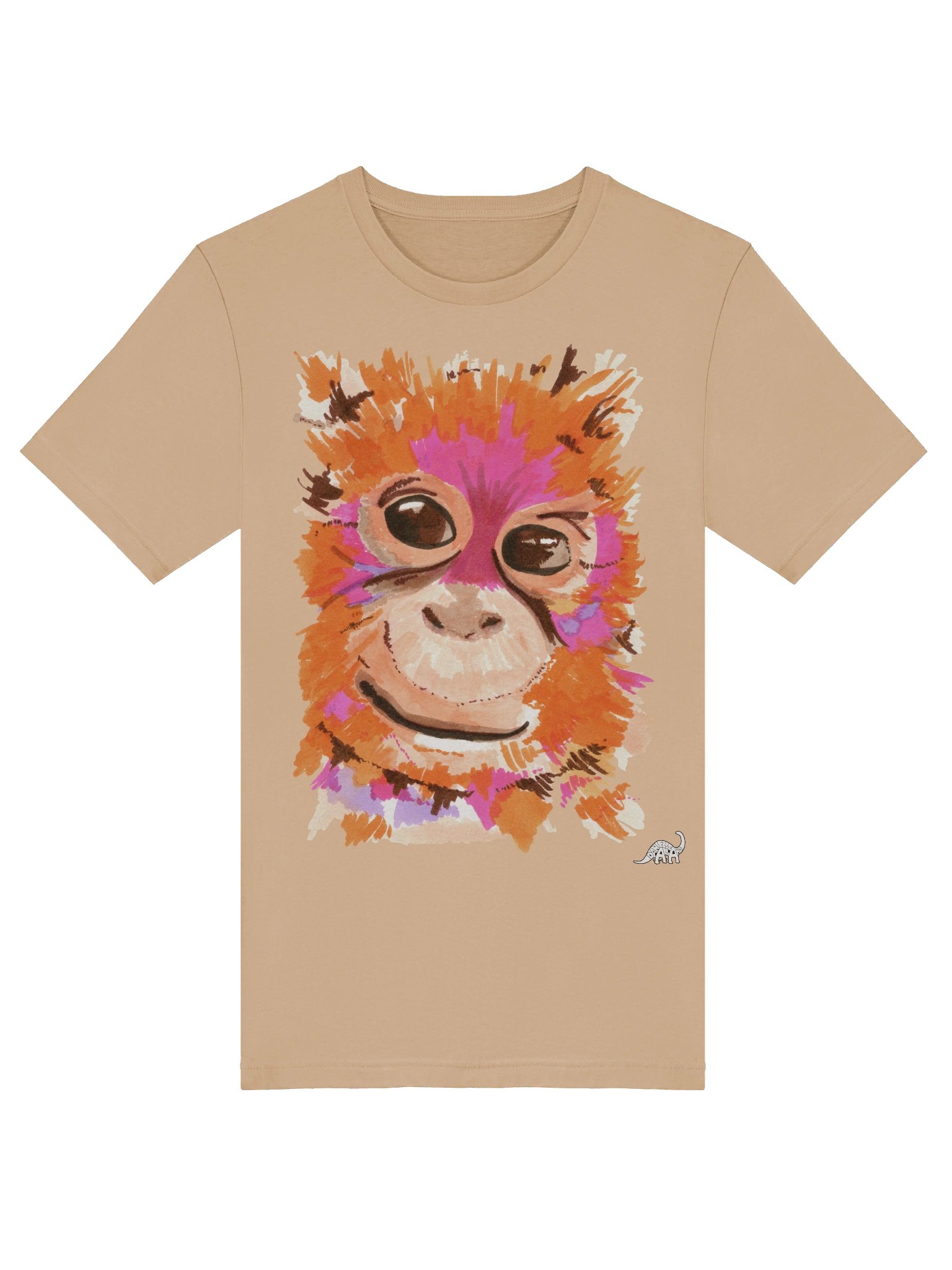 Orangutan Watercolour Supersoft Premium T-Shirt product image (3)