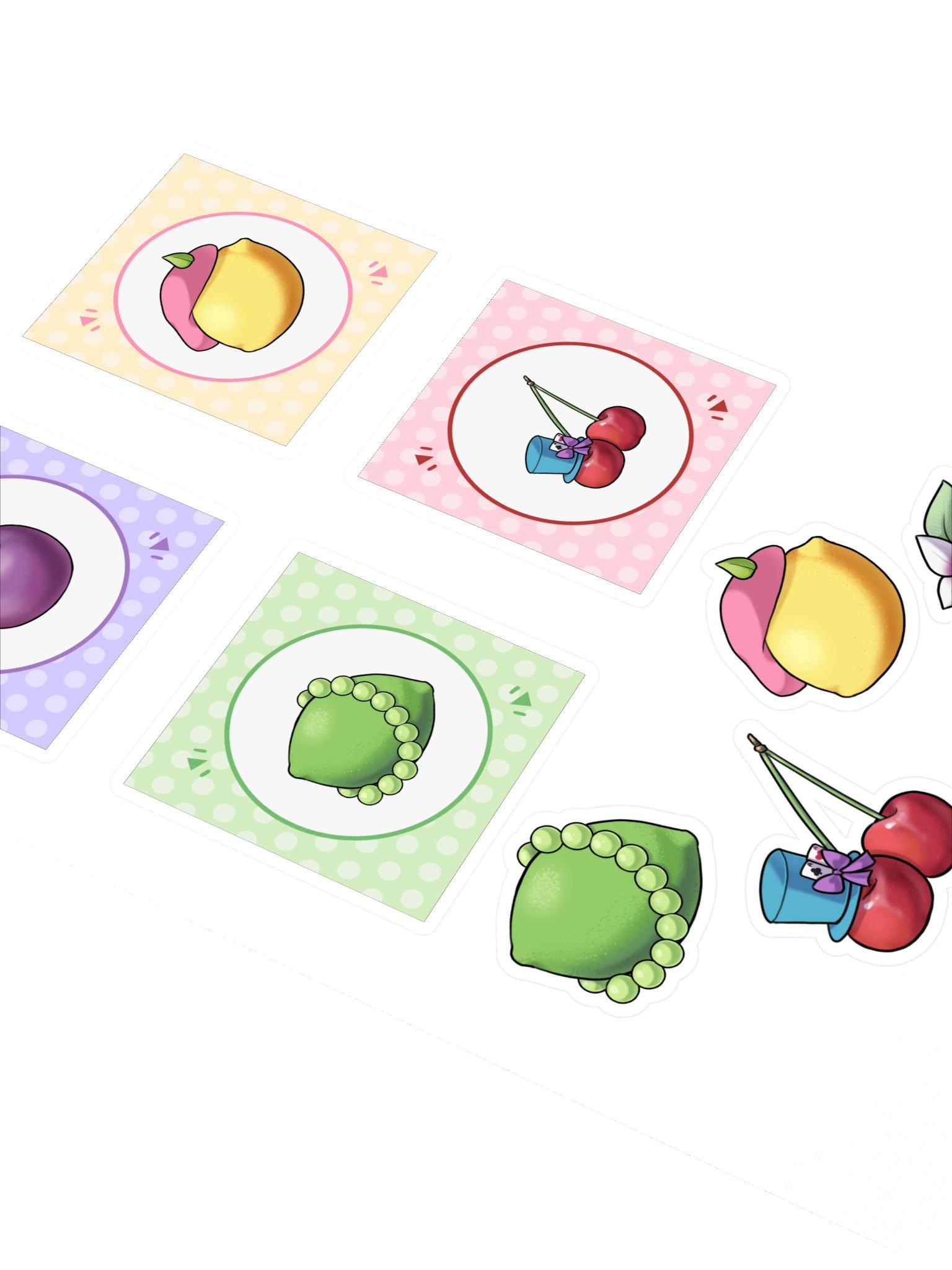Devtalk Fruit Coaster Sticker Set product image (2)