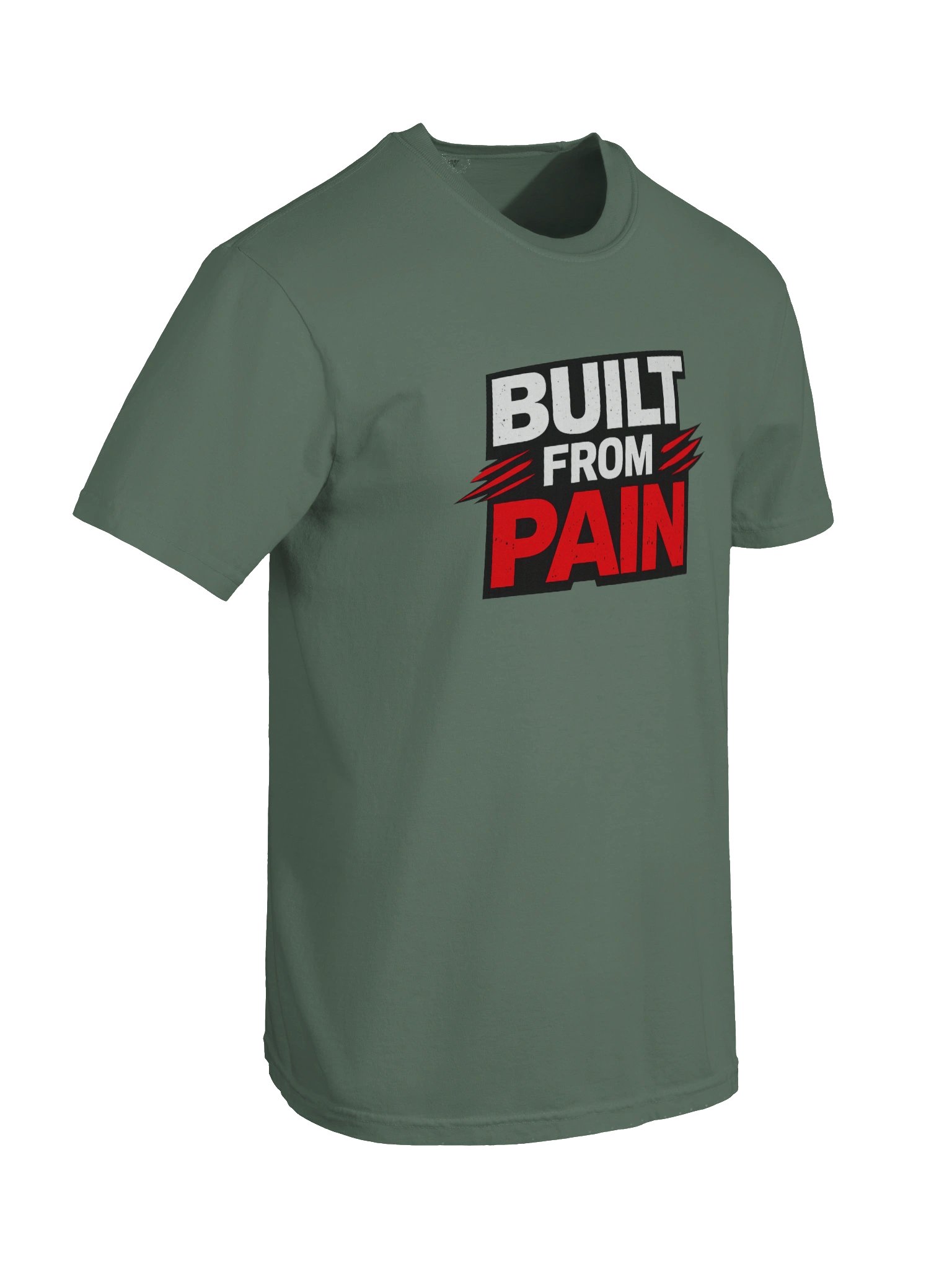 Built From Pain Tee – Military Green Edition product image (6)