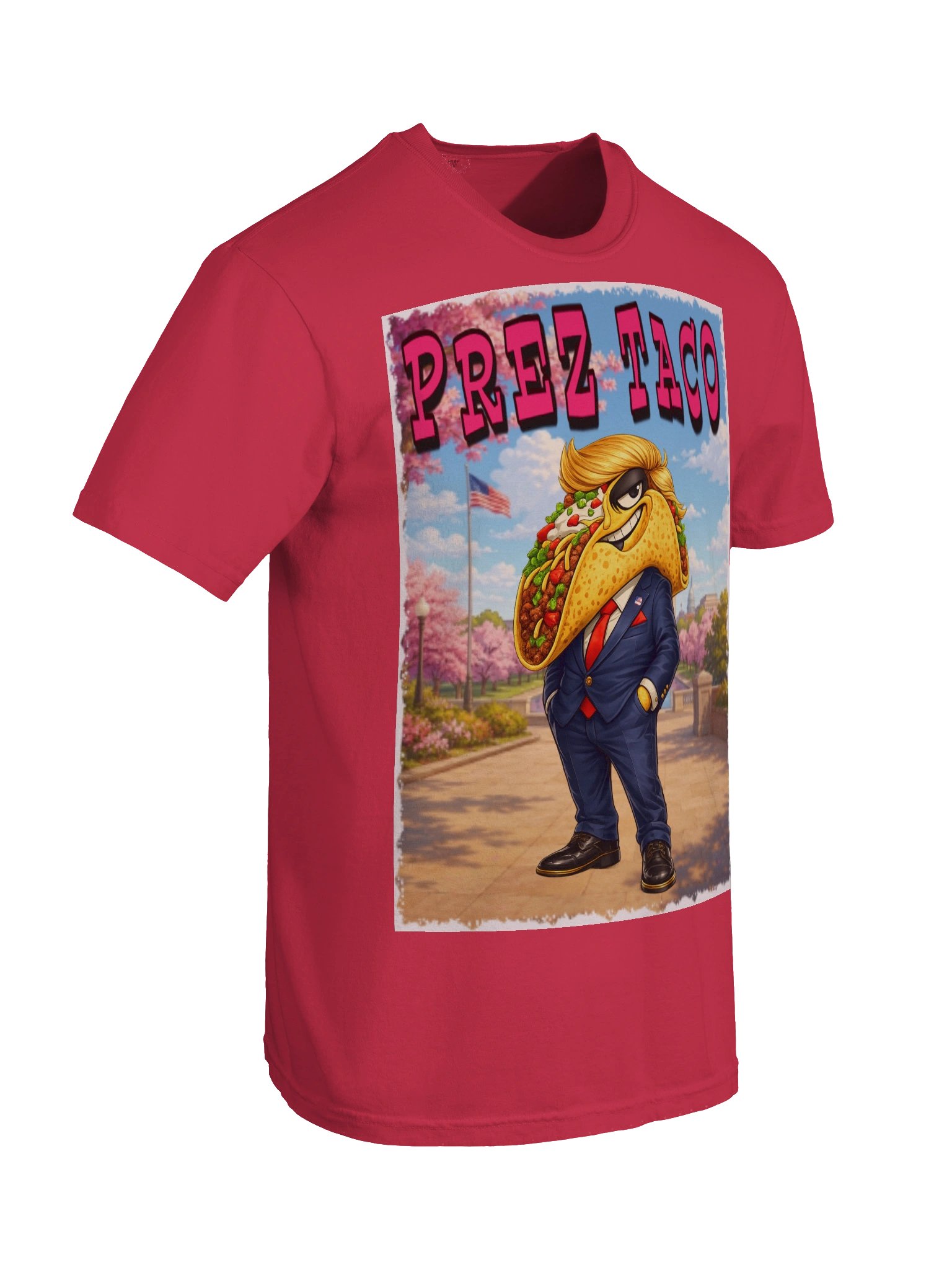 PREZ TACO Cartoon Political Taco Tee The Taco Family product image (38)