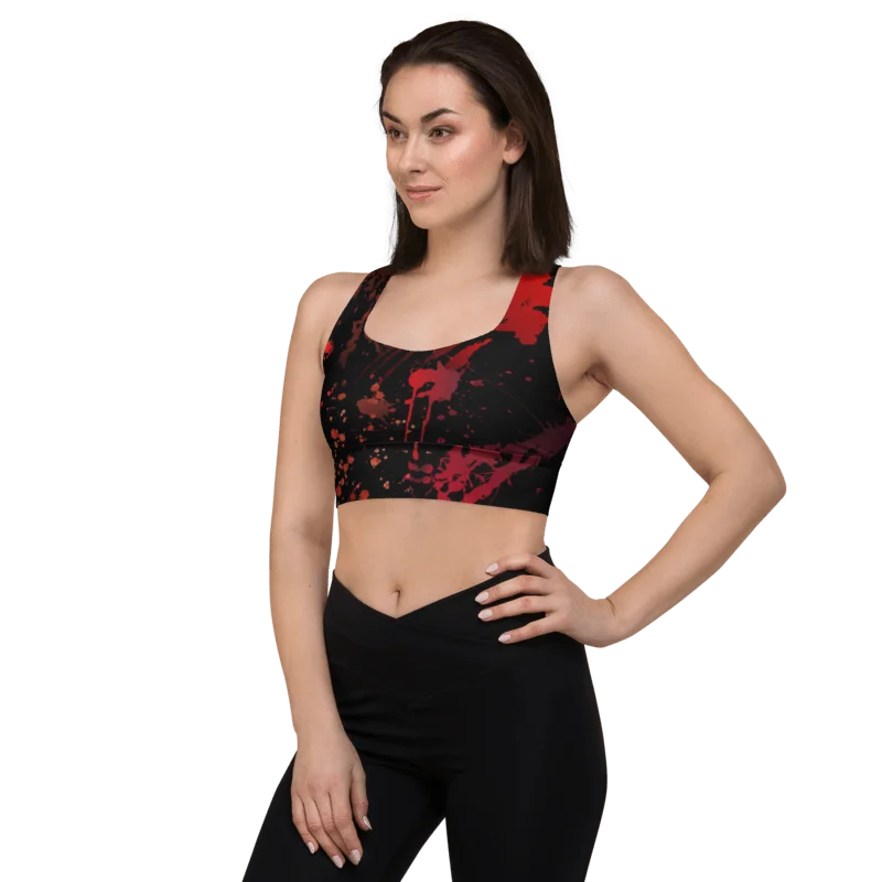 Rogue Splatter Claw Longline Sports Bra product image (2)