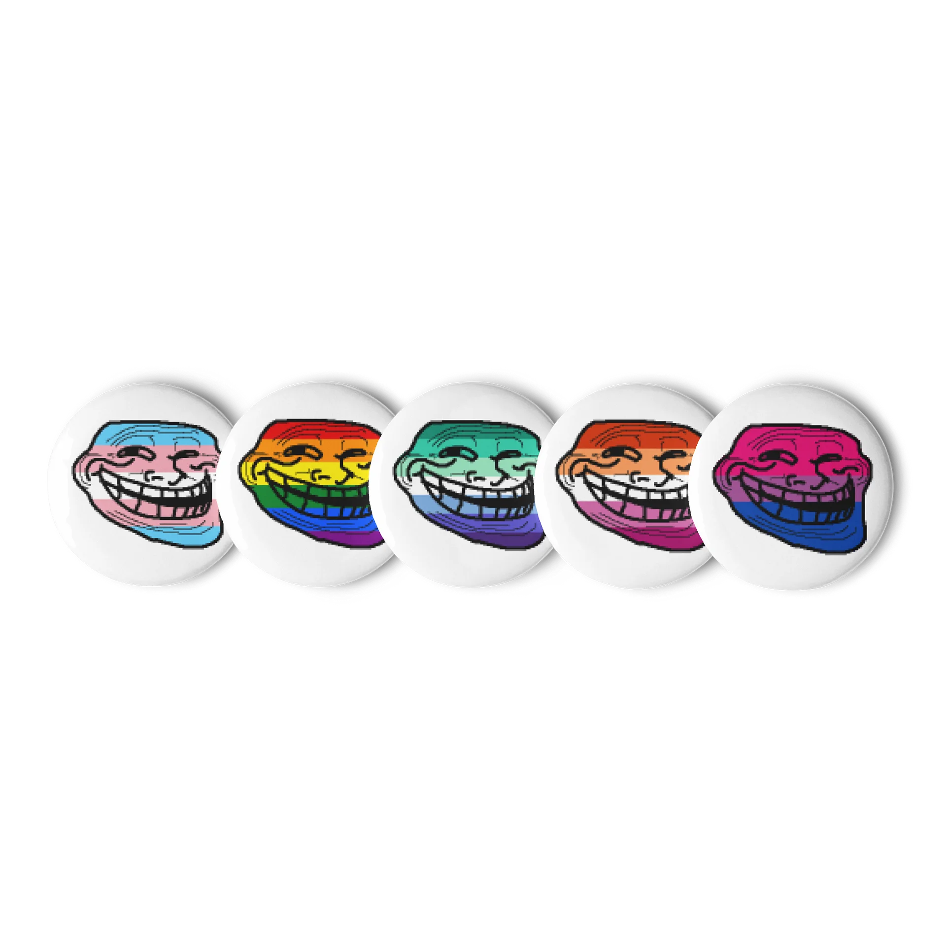 THE 5 GAY TROLL PINS product image (1)
