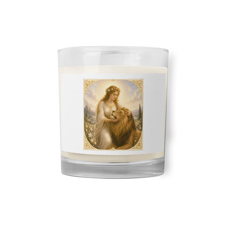 ​🦁 Bougie "L'Arcane XI : La Force" – Maîtrise & Courage product image (1)