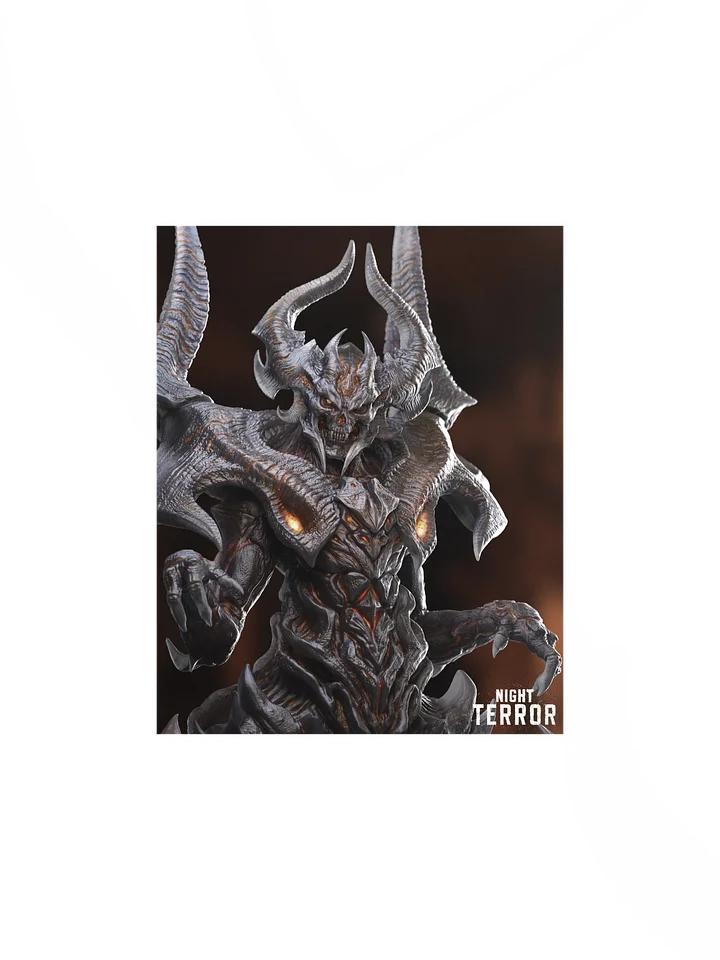 NIGHT TERROR: The Demonolith 3D Render Print product image (2)