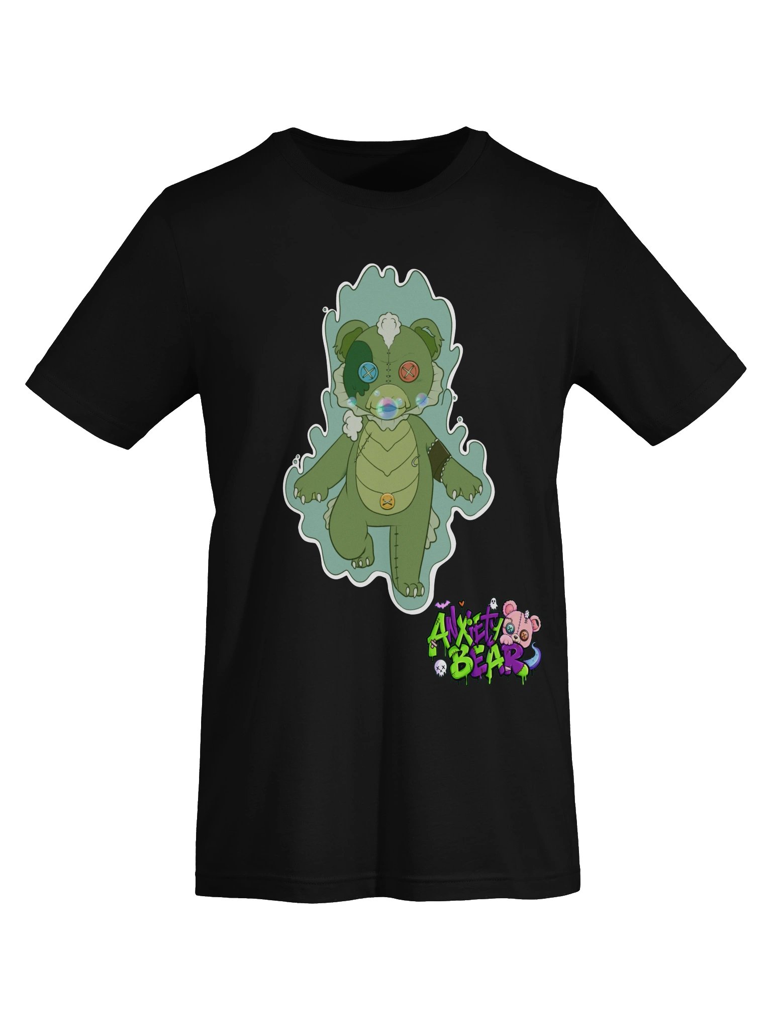 Anxiety Bear Scare Bear Tshirt: Swamp Bear product image (49)