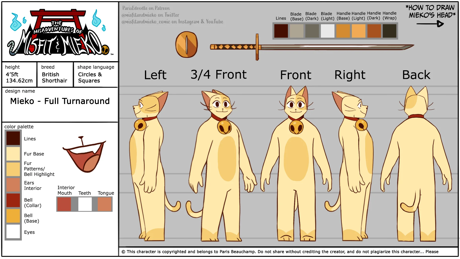Mieko Reference Sheet product image (1)