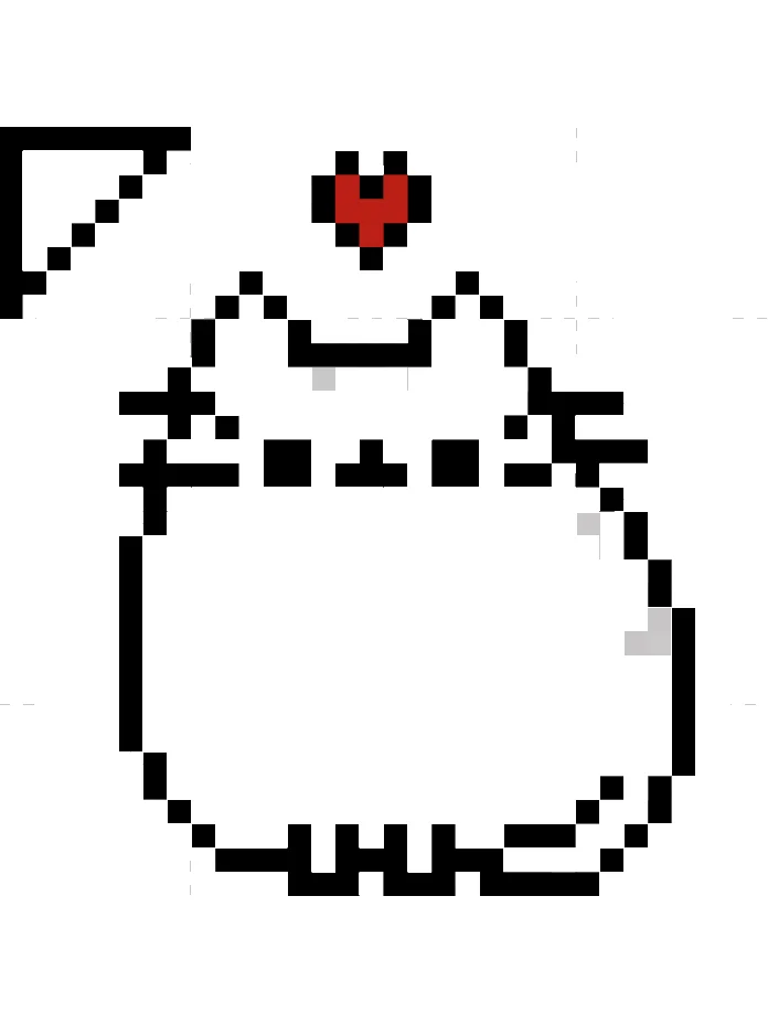 White Pusheen Cursor product image (1)